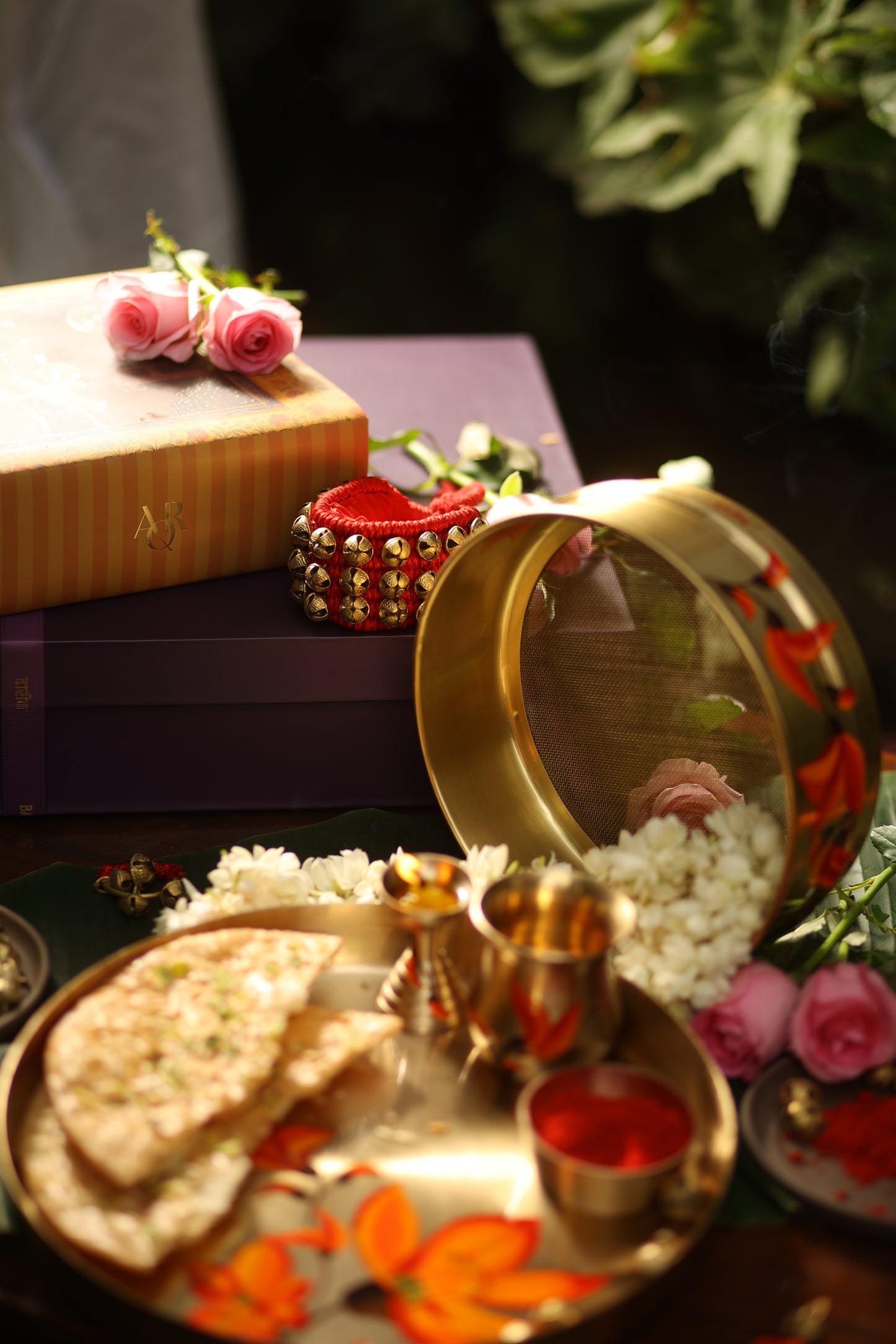 Arq Mithai x Baarique - Karwa Chauth Pooja Set