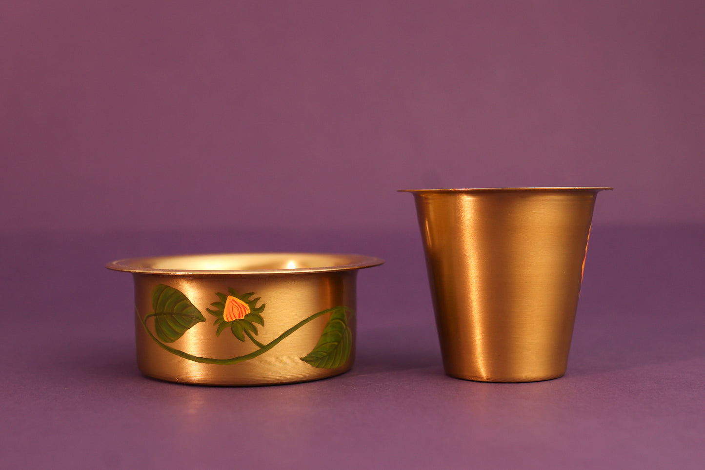 Sunflower Pital Dabara Coffee set