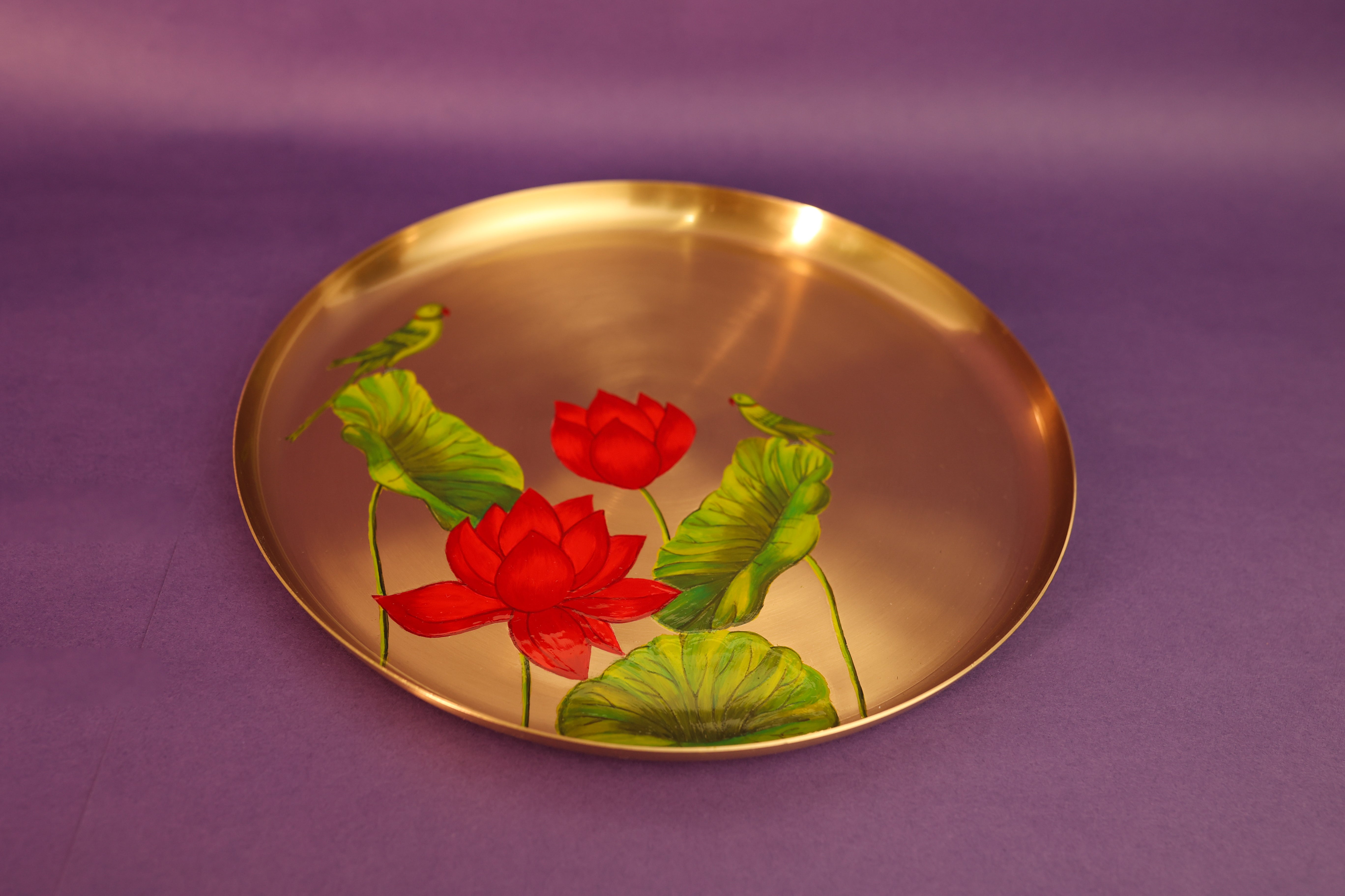 Padma Tota Kansa 11" Plate