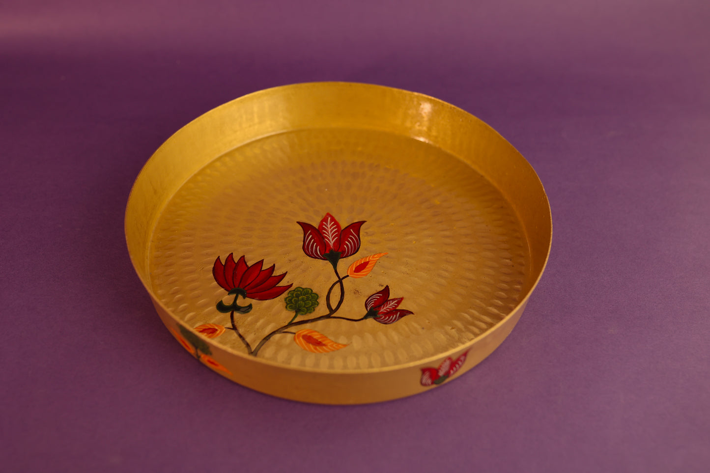 Kalamkari Pital Tray Small