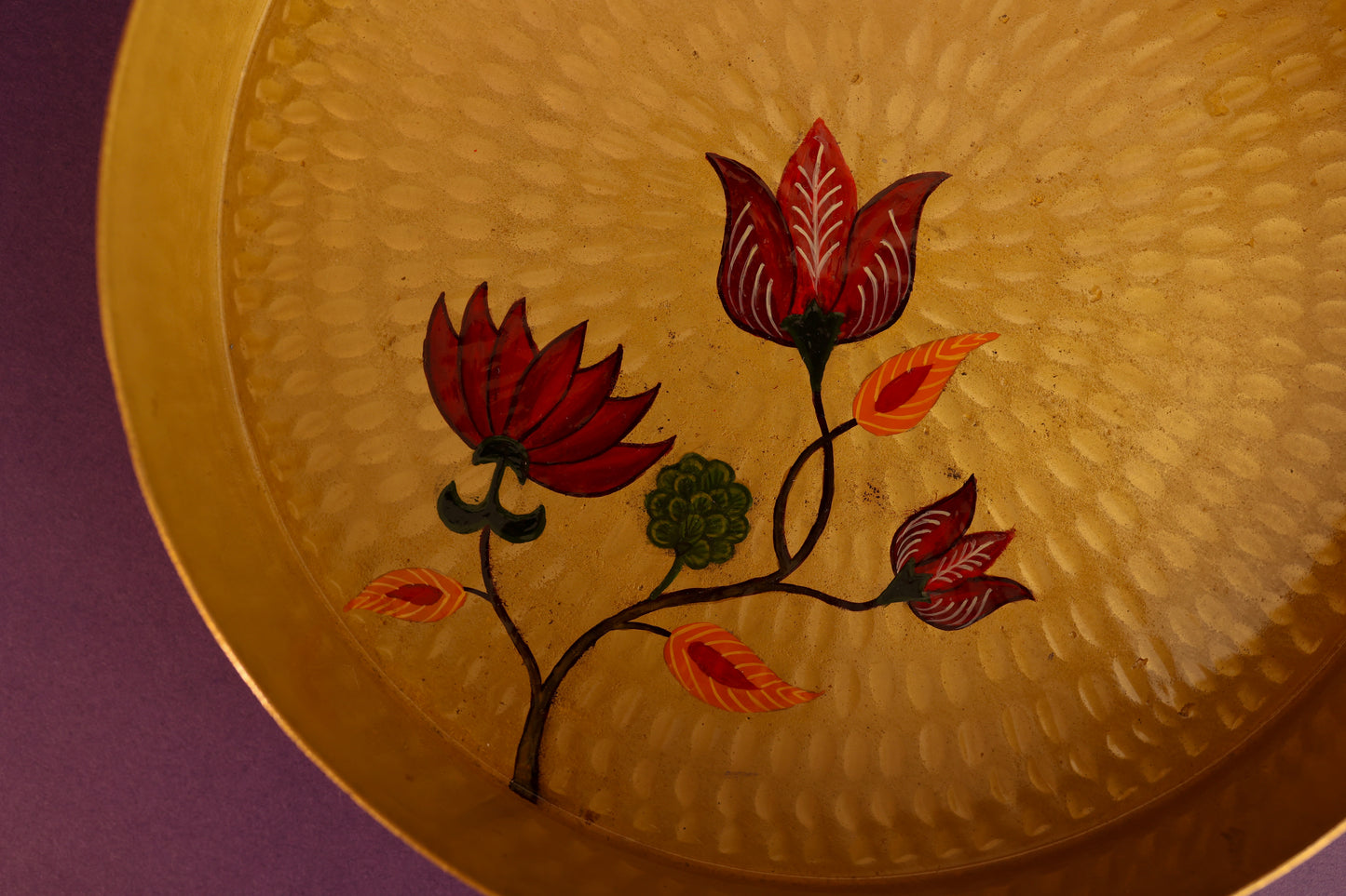 Kalamkari Pital Tray Small