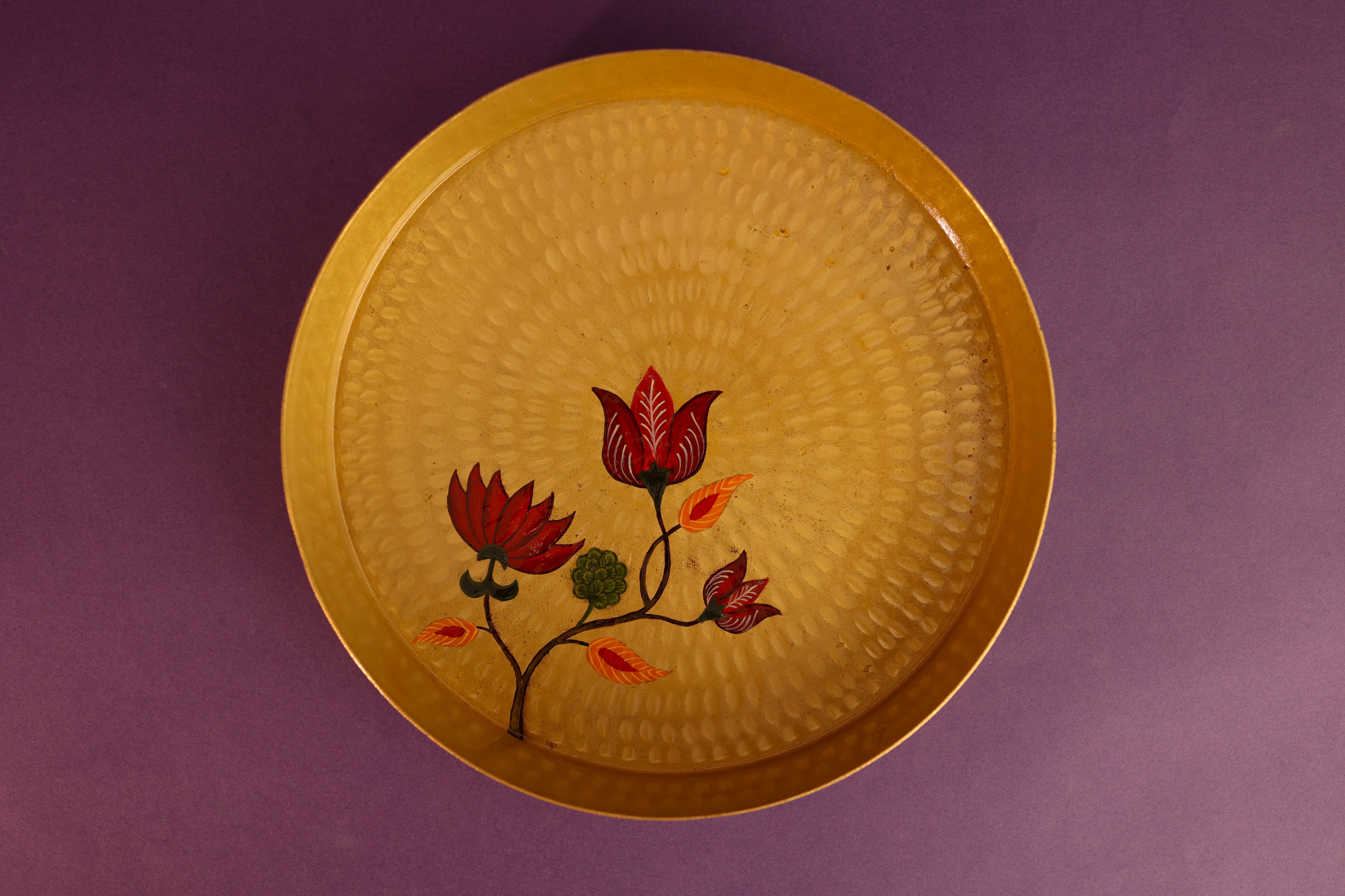 Kalamkari Pital Tray Small