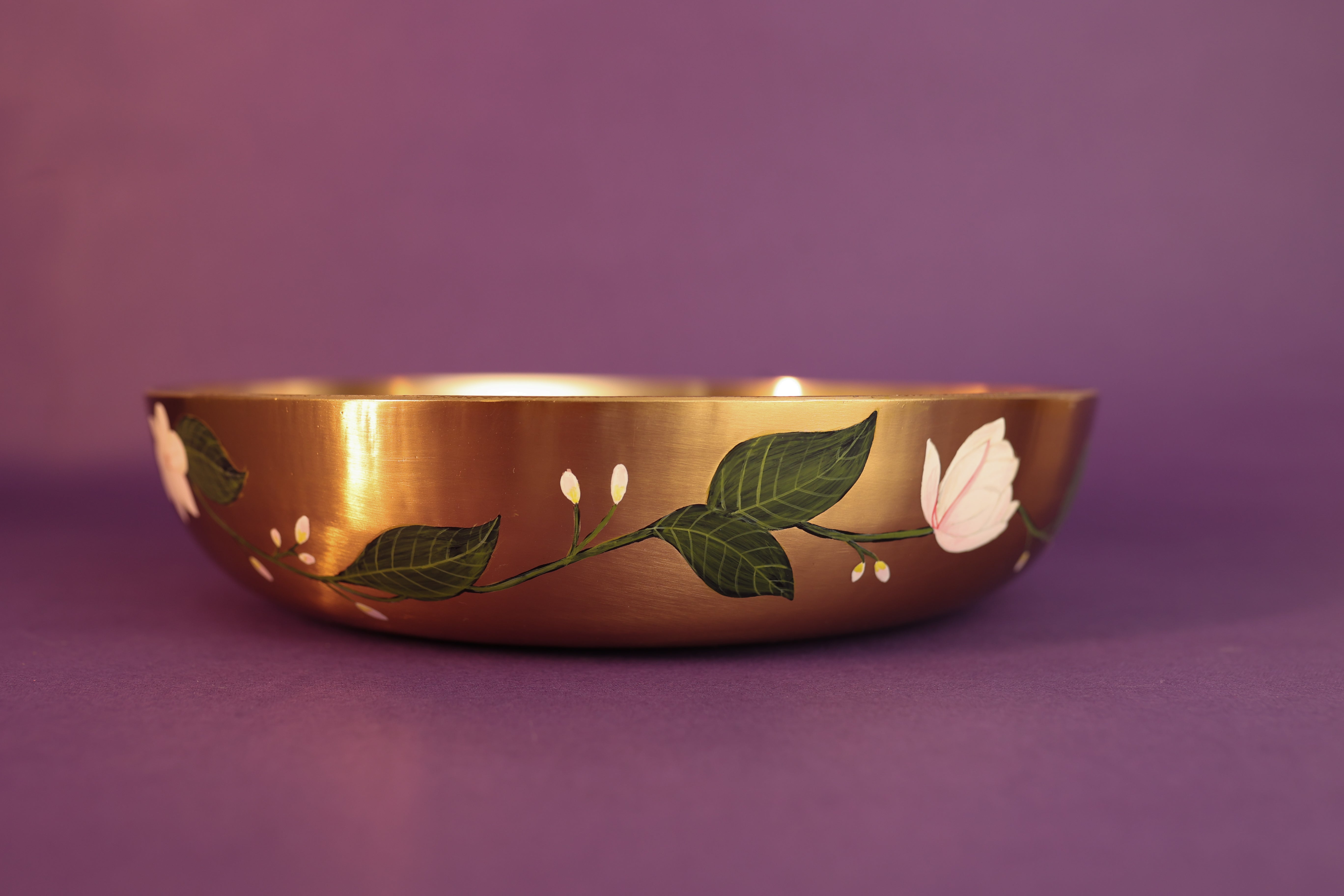 Chameli Kansa Serving Bowl Large