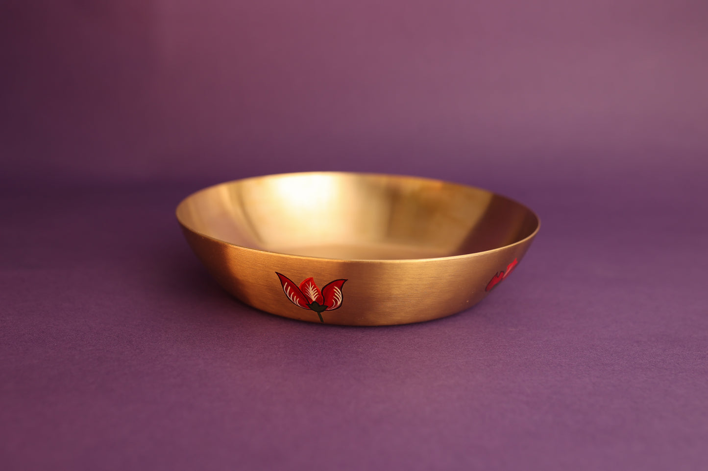 Kalamkari Kansa Serving Bowl