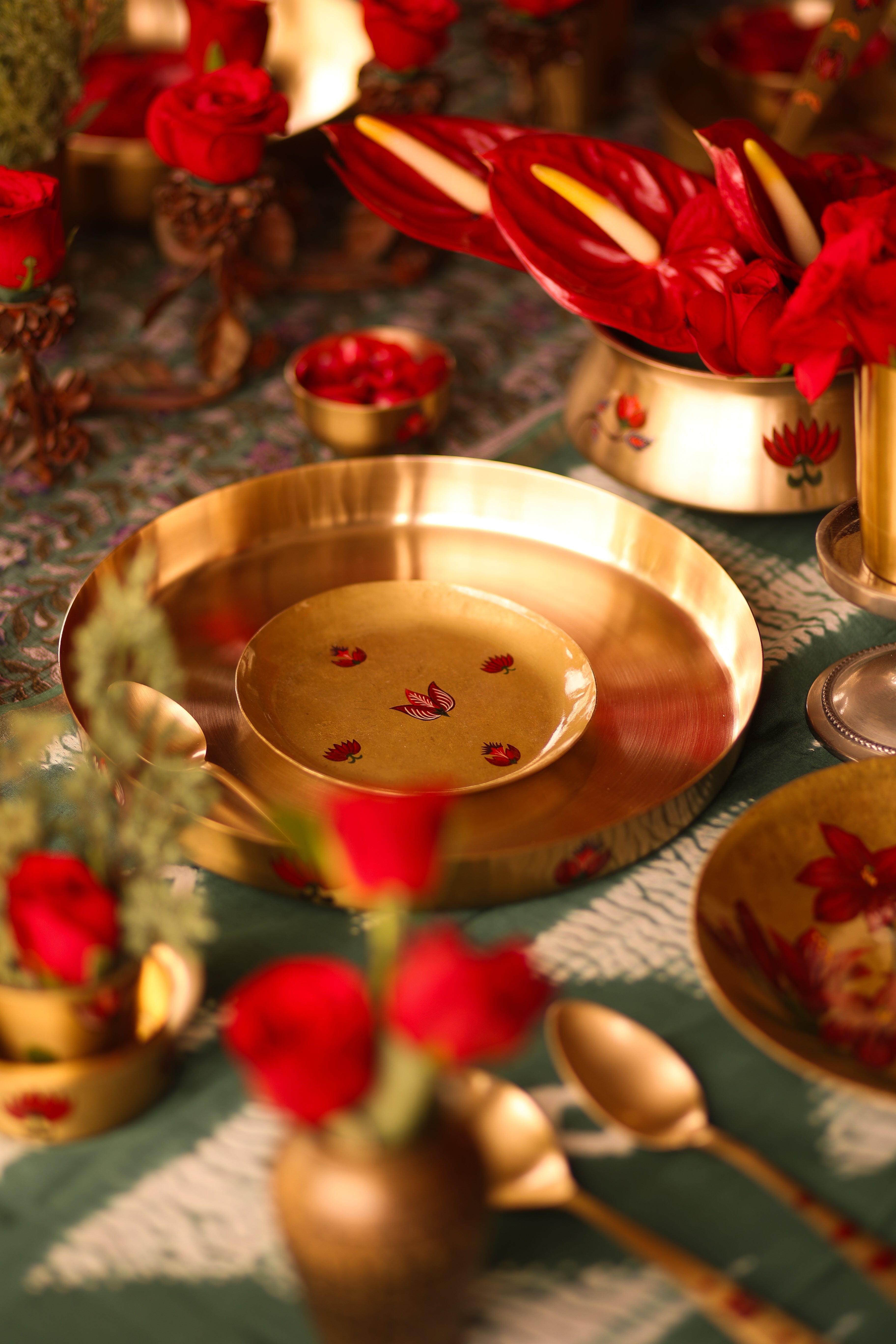Dinner Set Of 2 - Kalamkari