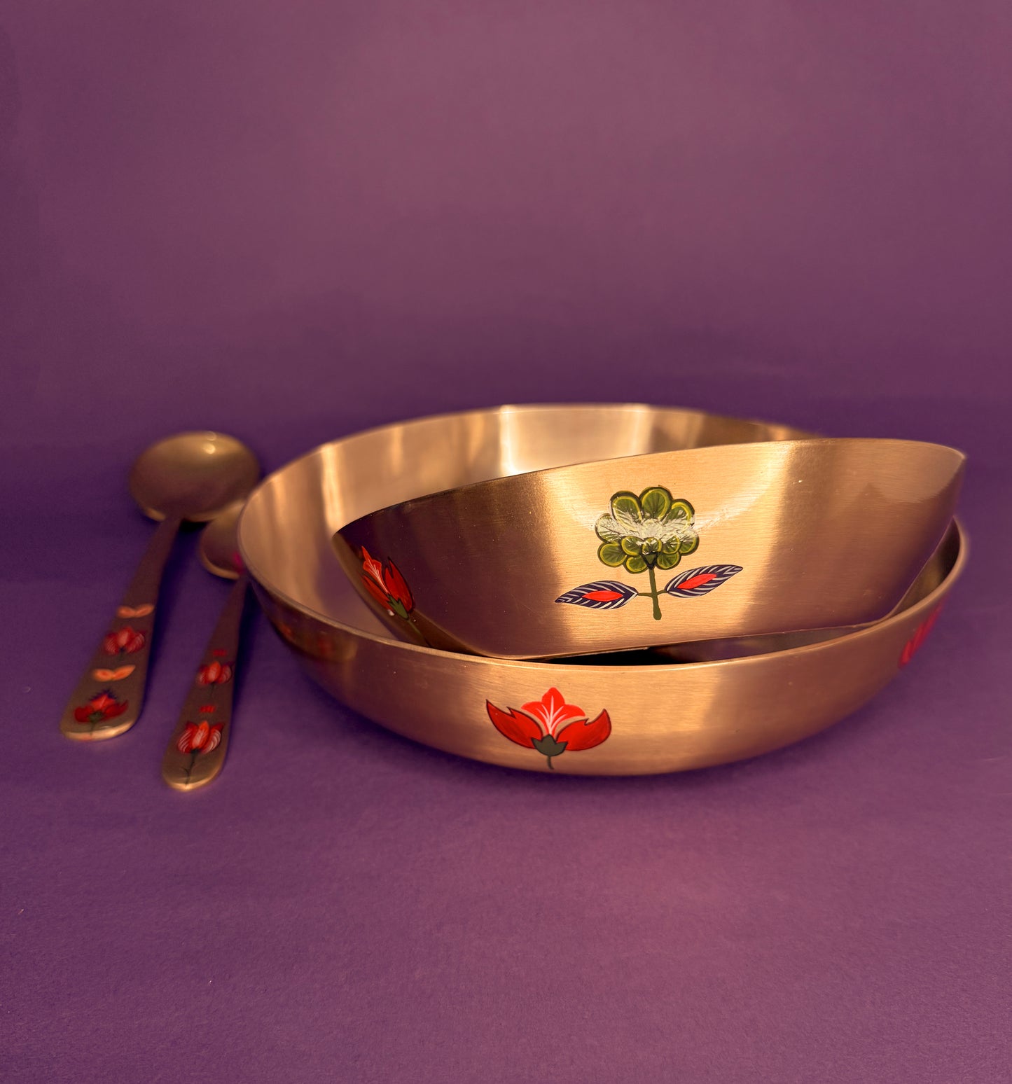 Kalamkari Serving Bowl Set