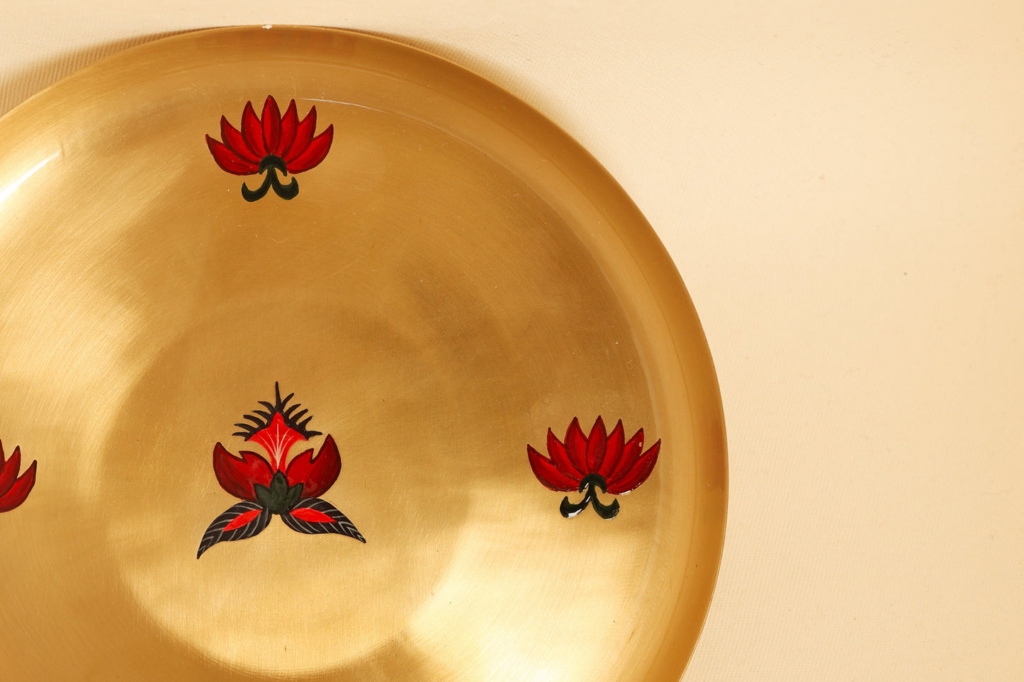 Kalamkari Bronze Side Plate