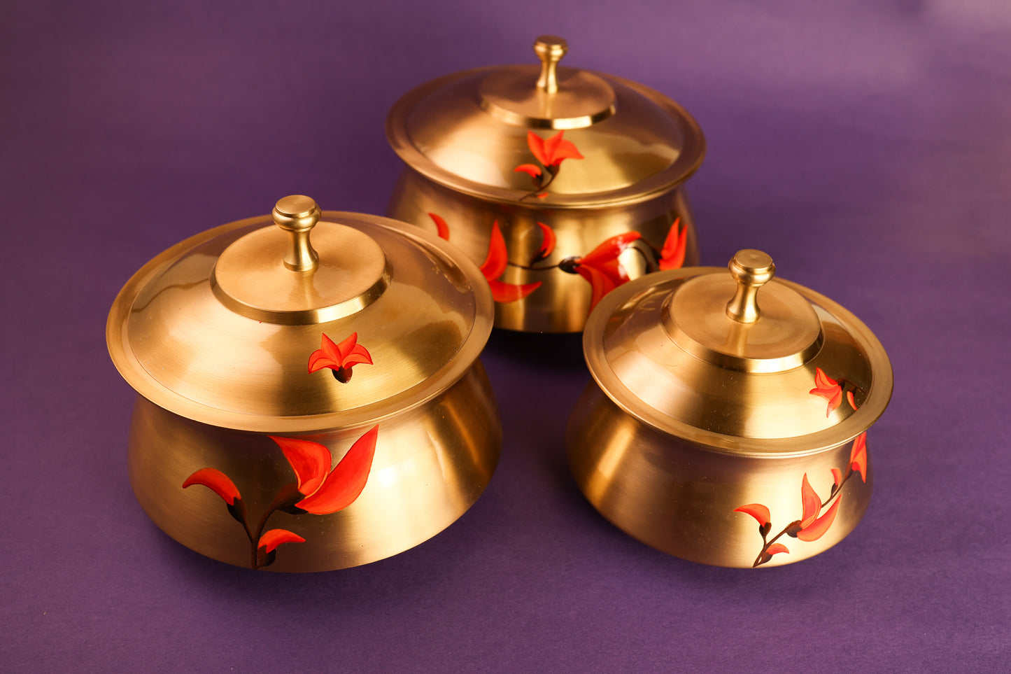 Palash Kansa Curry Bowl and Serving Spoon Set