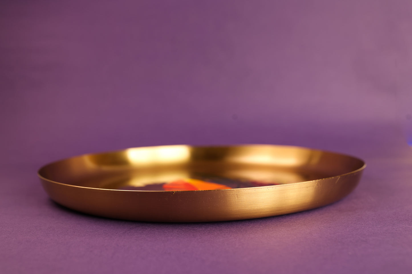 Palash Kansa Dinner Plate