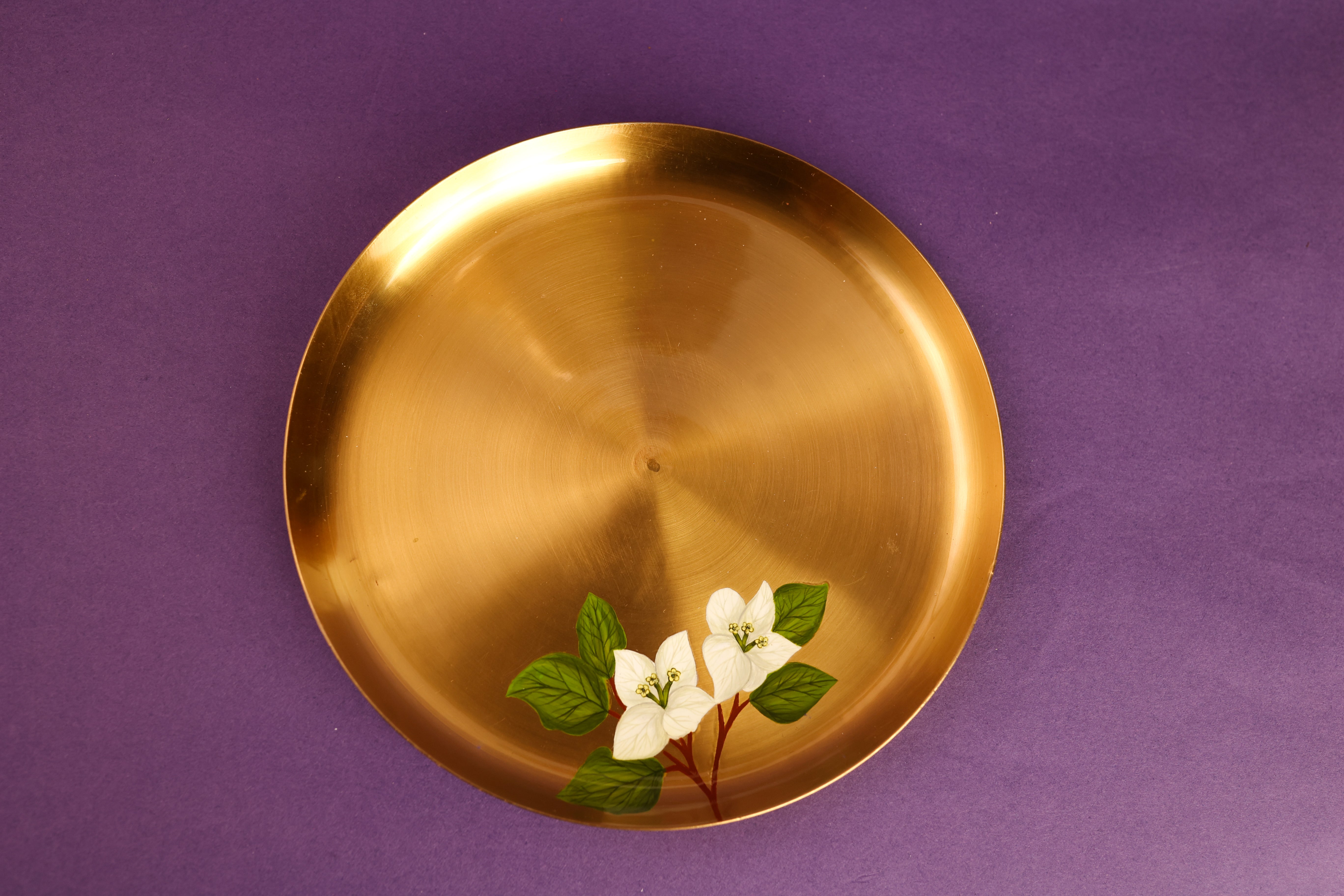 Saphed Kansa Side Plate