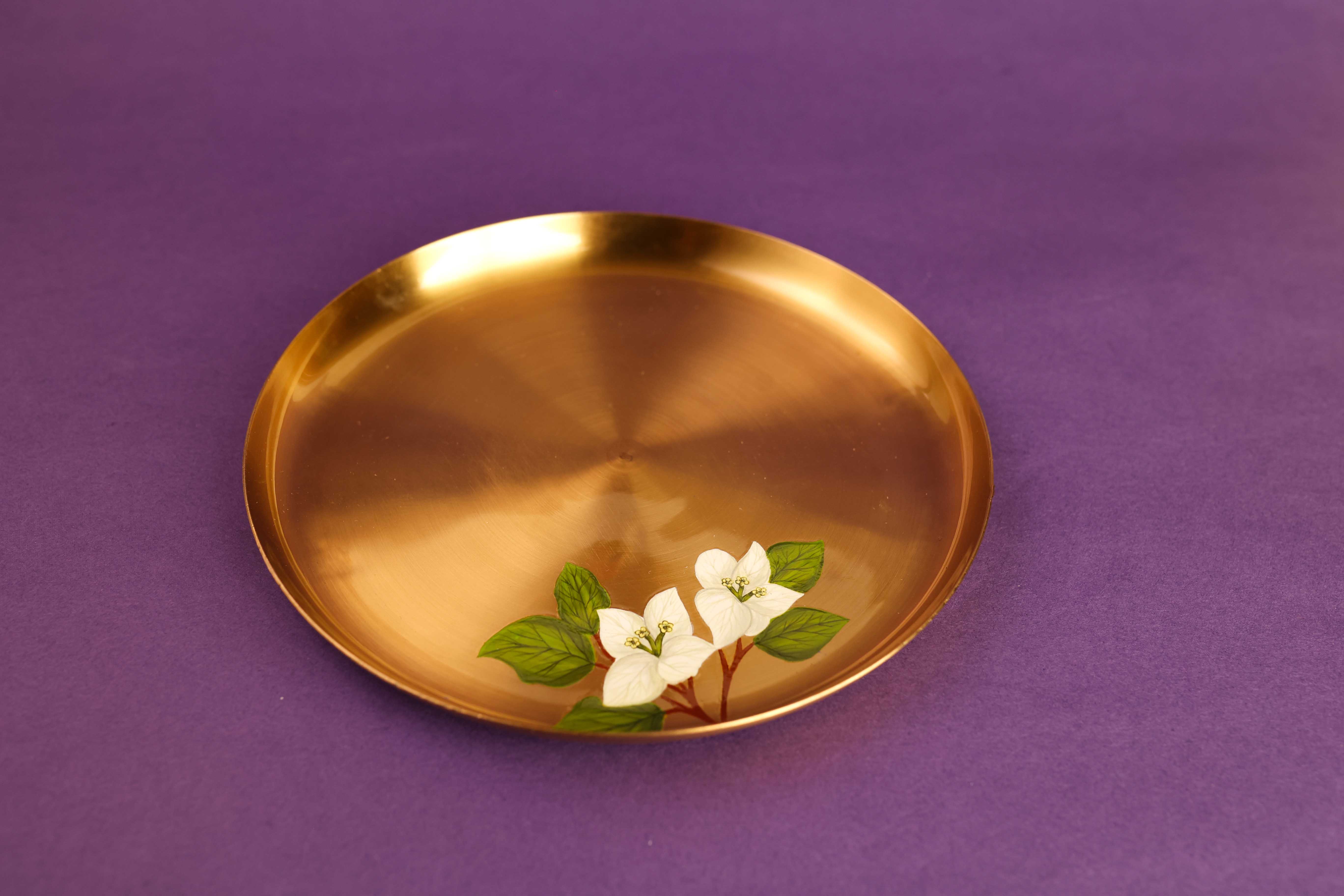 Saphed Kansa Side Plate