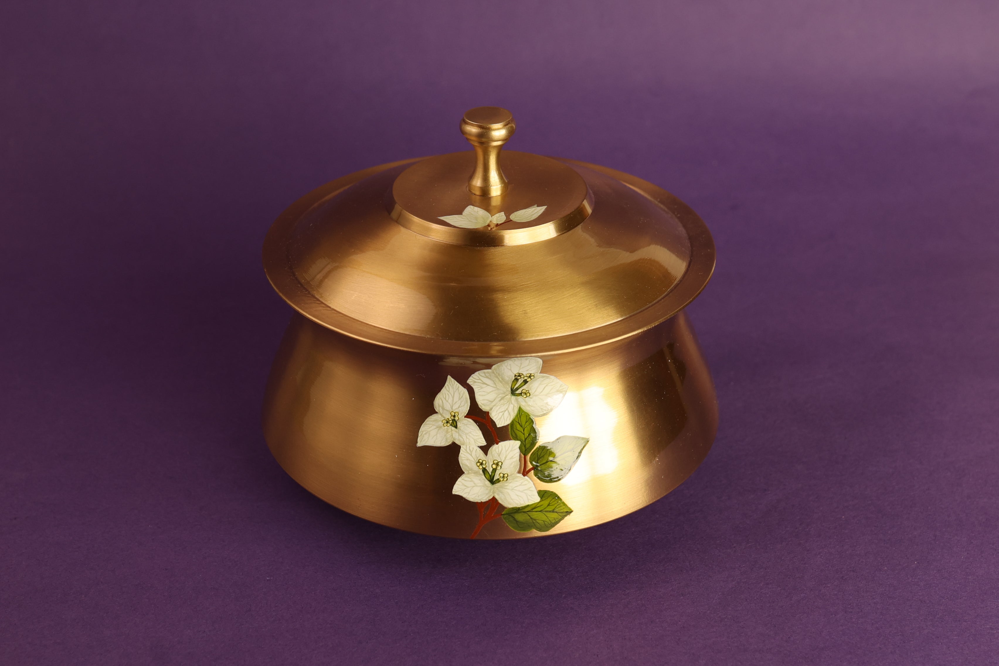 Saphed Kansa Curry Bowl Medium