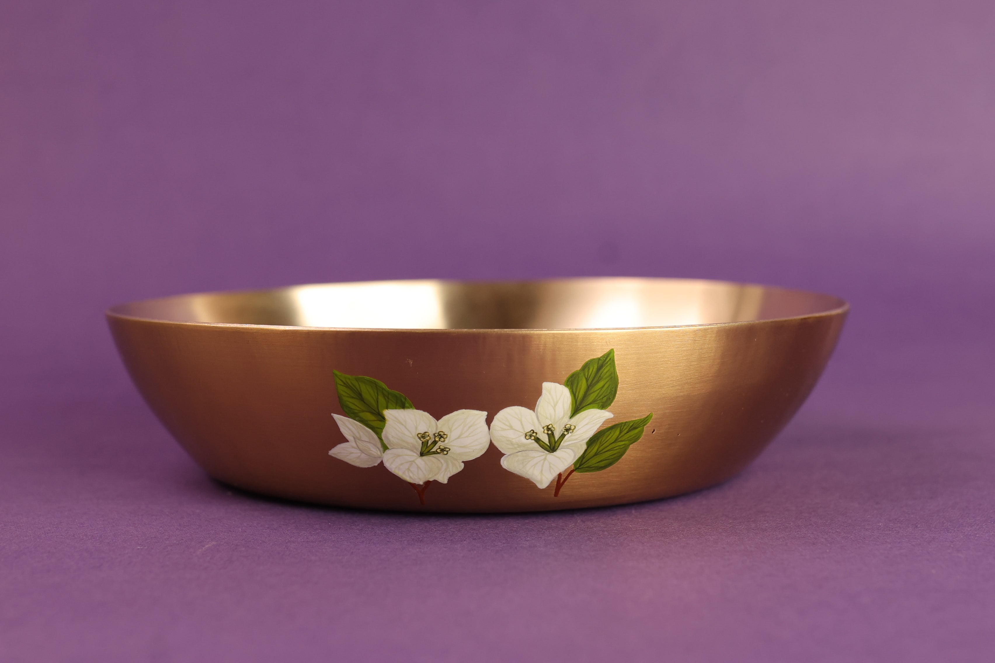 Saphed Kansa Serving Bowl