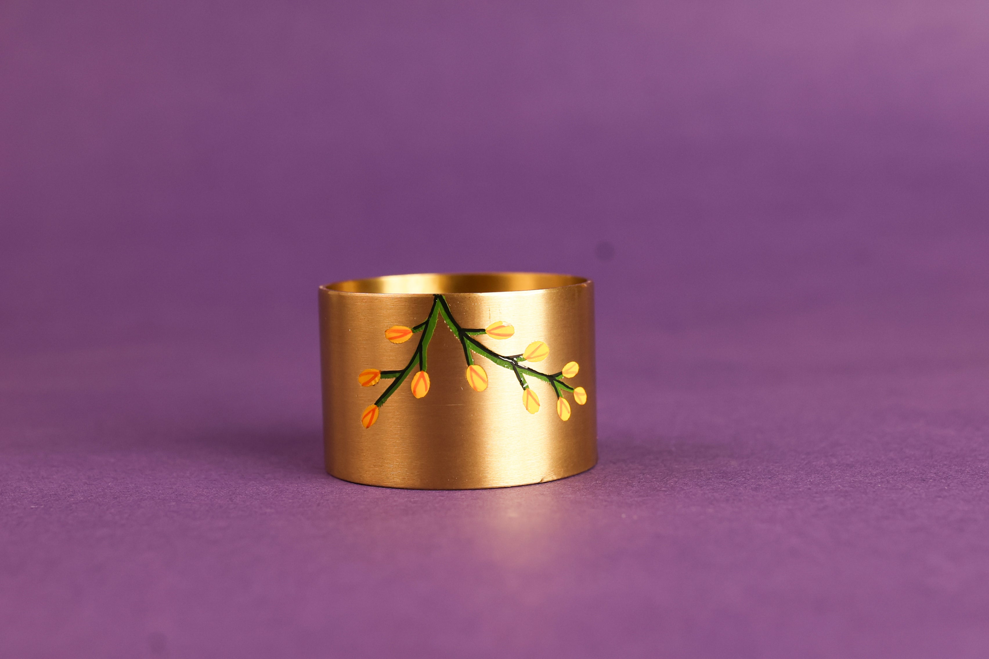 Basant Pital Napkin Ring Set of 6