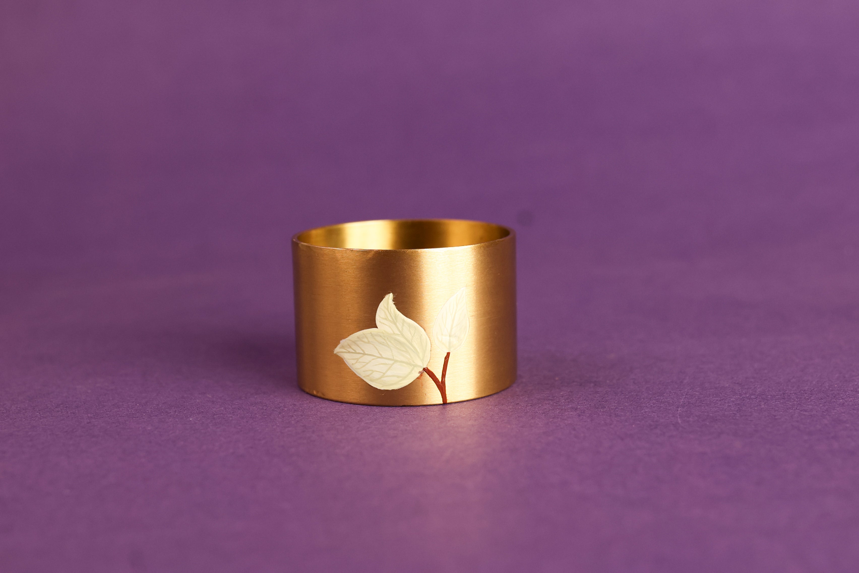 Saphed Pital Napkin Ring Set of 6