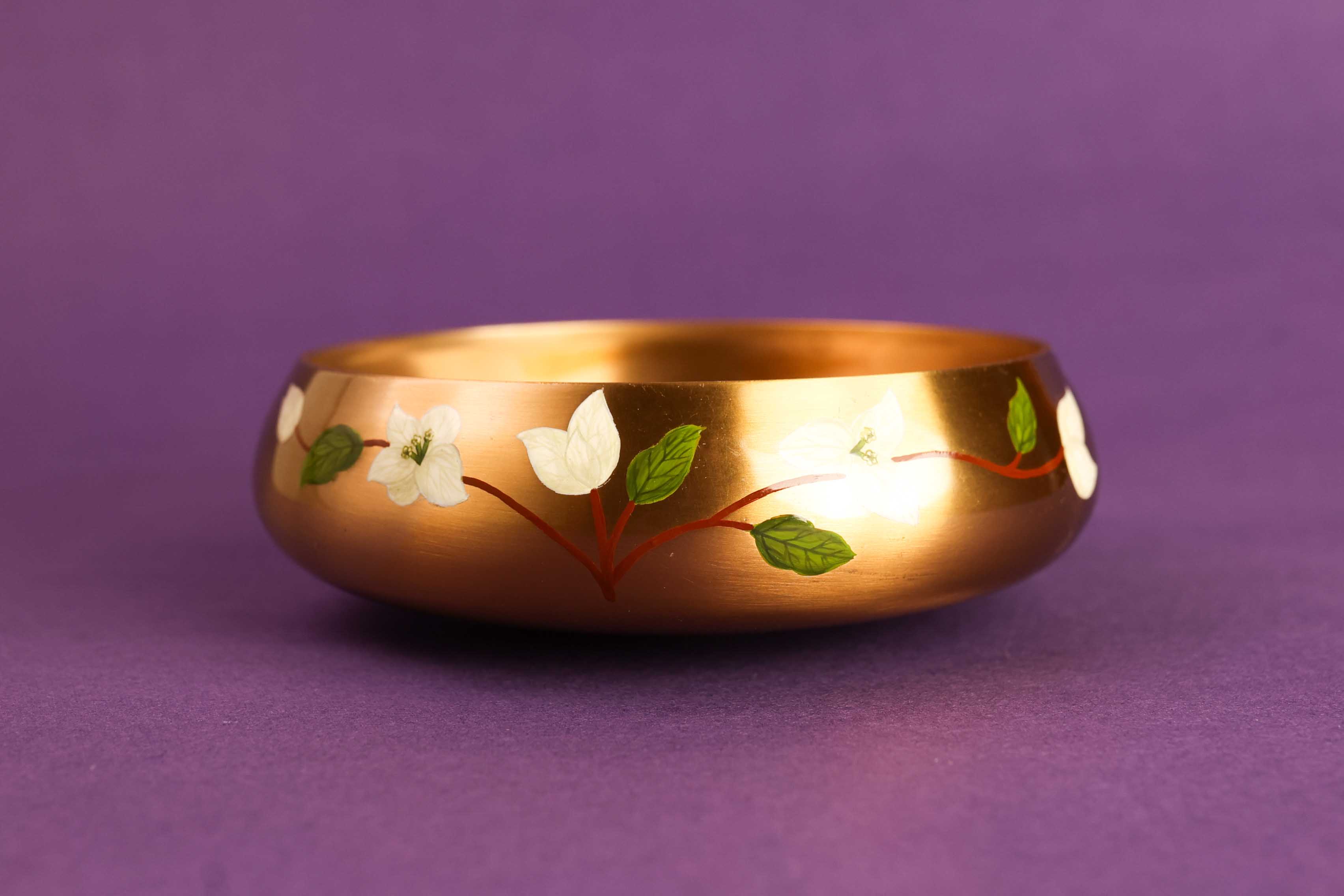 Saphed Kansa Nut Bowl