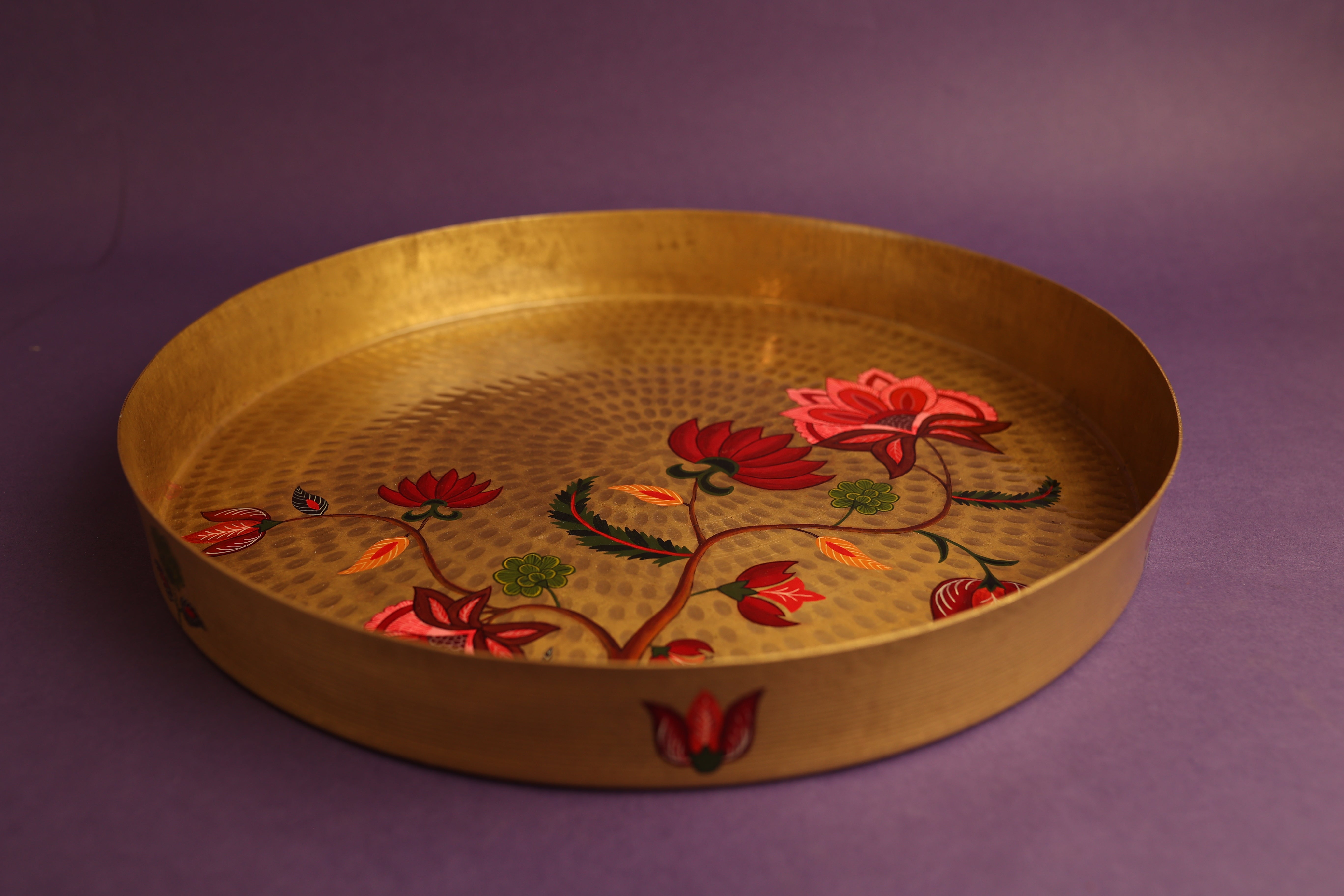 Kalamkari Pital Tray Large