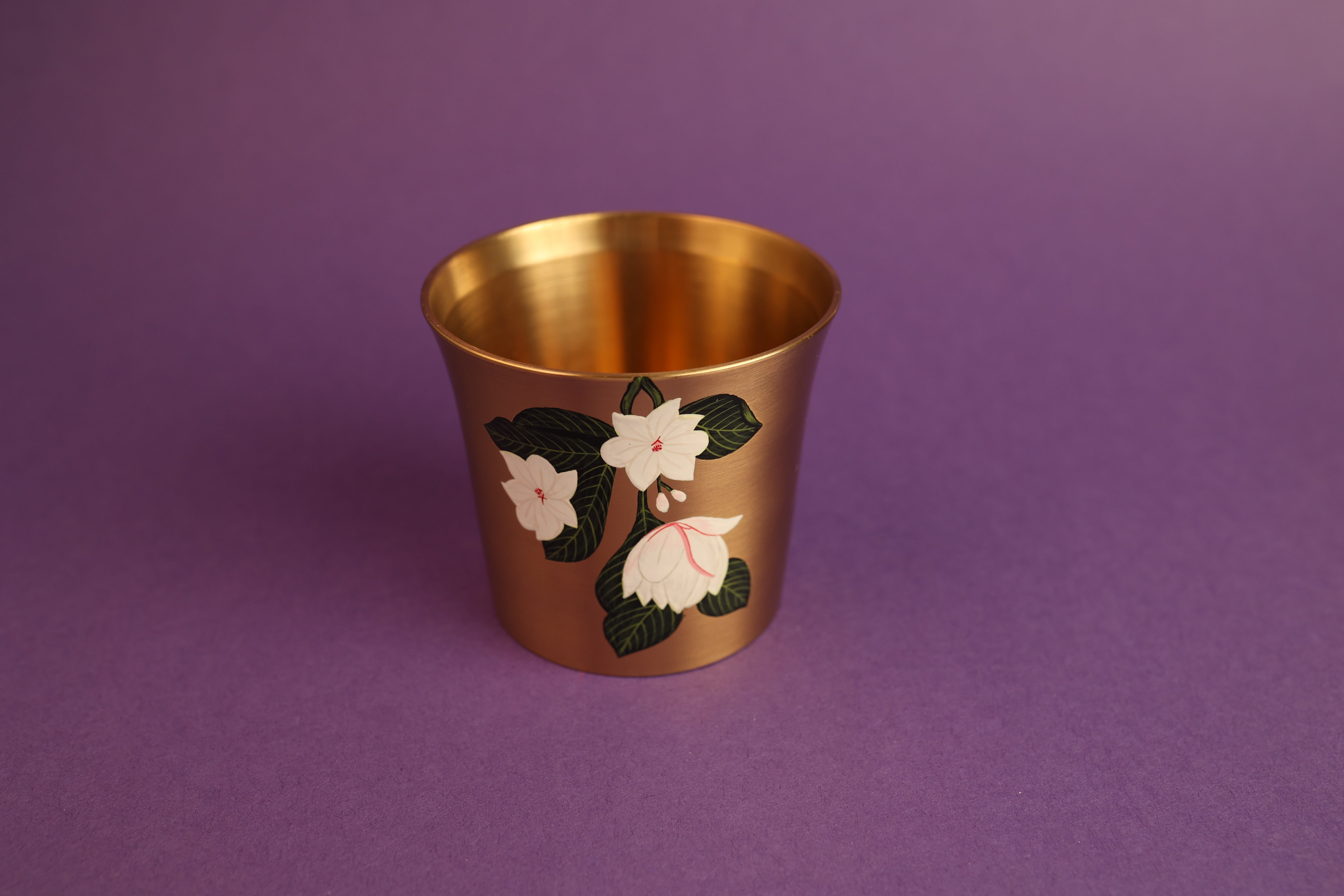 Chameli Large Kansa Glass - Set Of 2