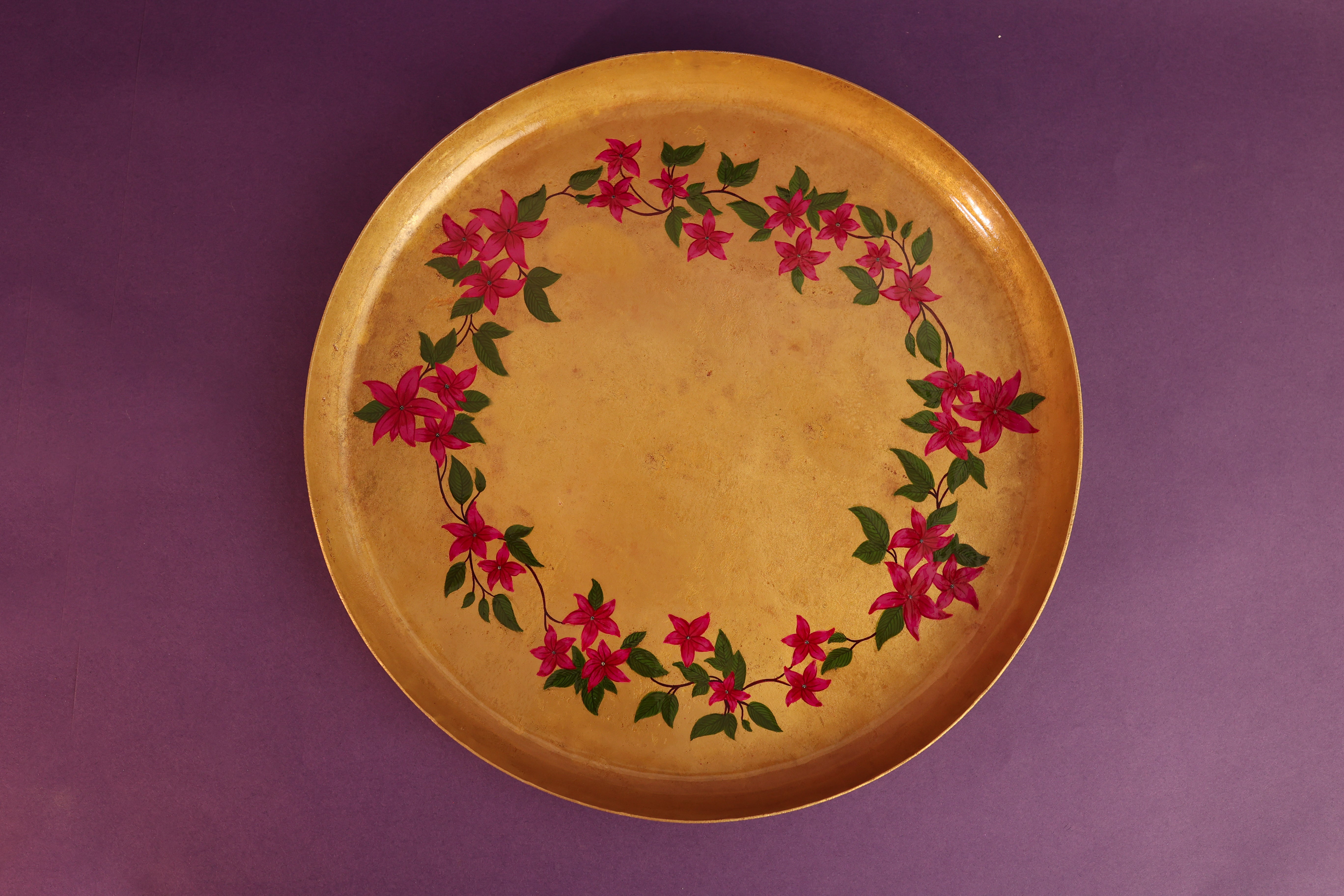 Rani Bagh Pital Flat Platter