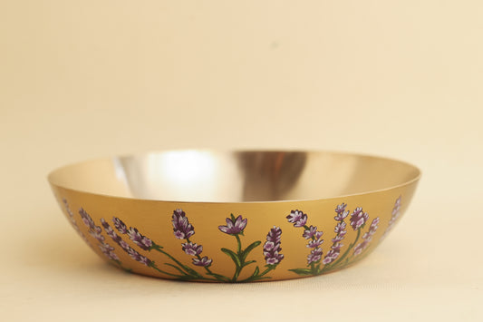 lavender serving bowl