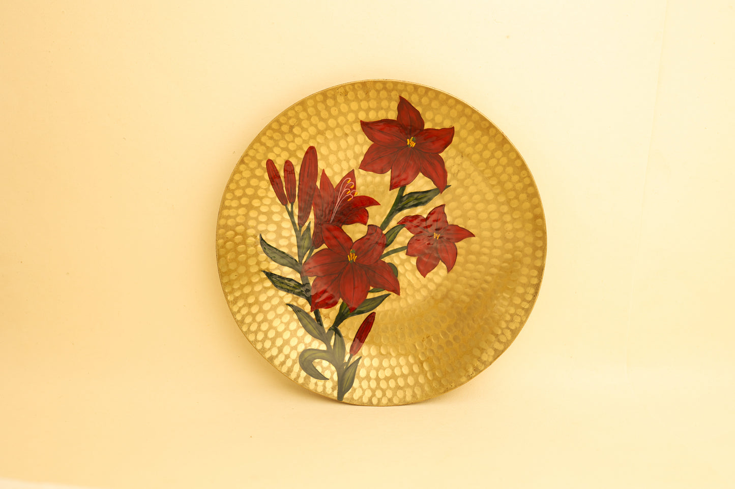 Lilly Mathar Brass Platter