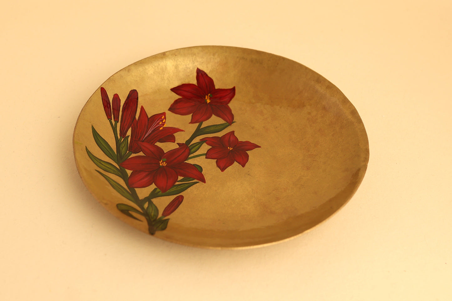 Lilly Brass Small Plate