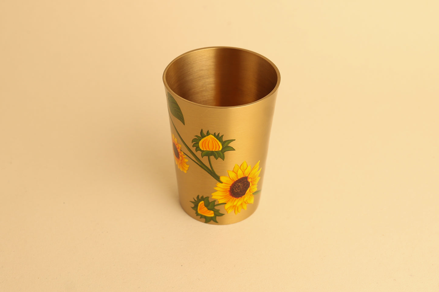 Sunflower Bronze Glass - Set Of 2
