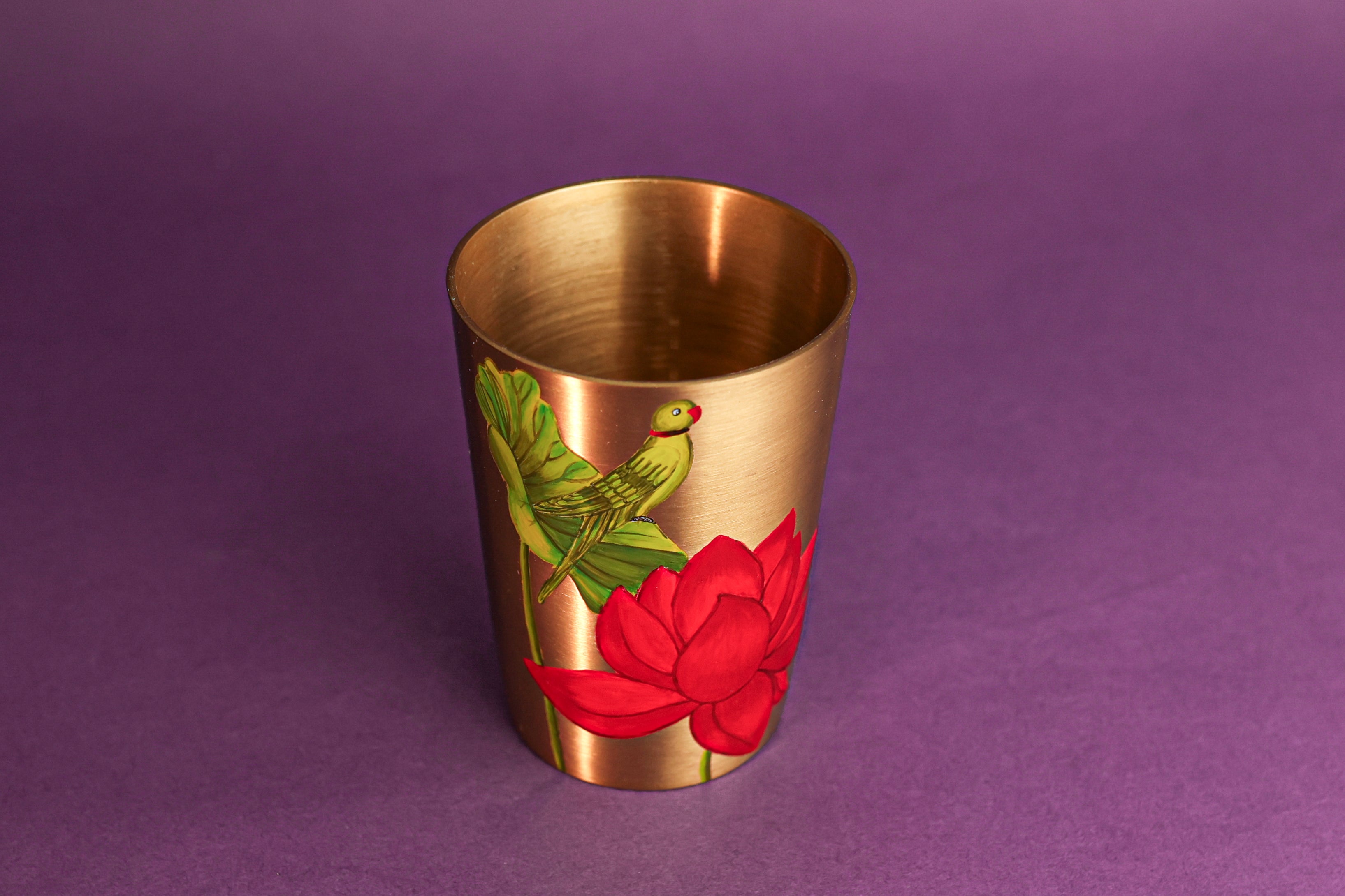 Padma Tota Kansa Glass - Set Of 2