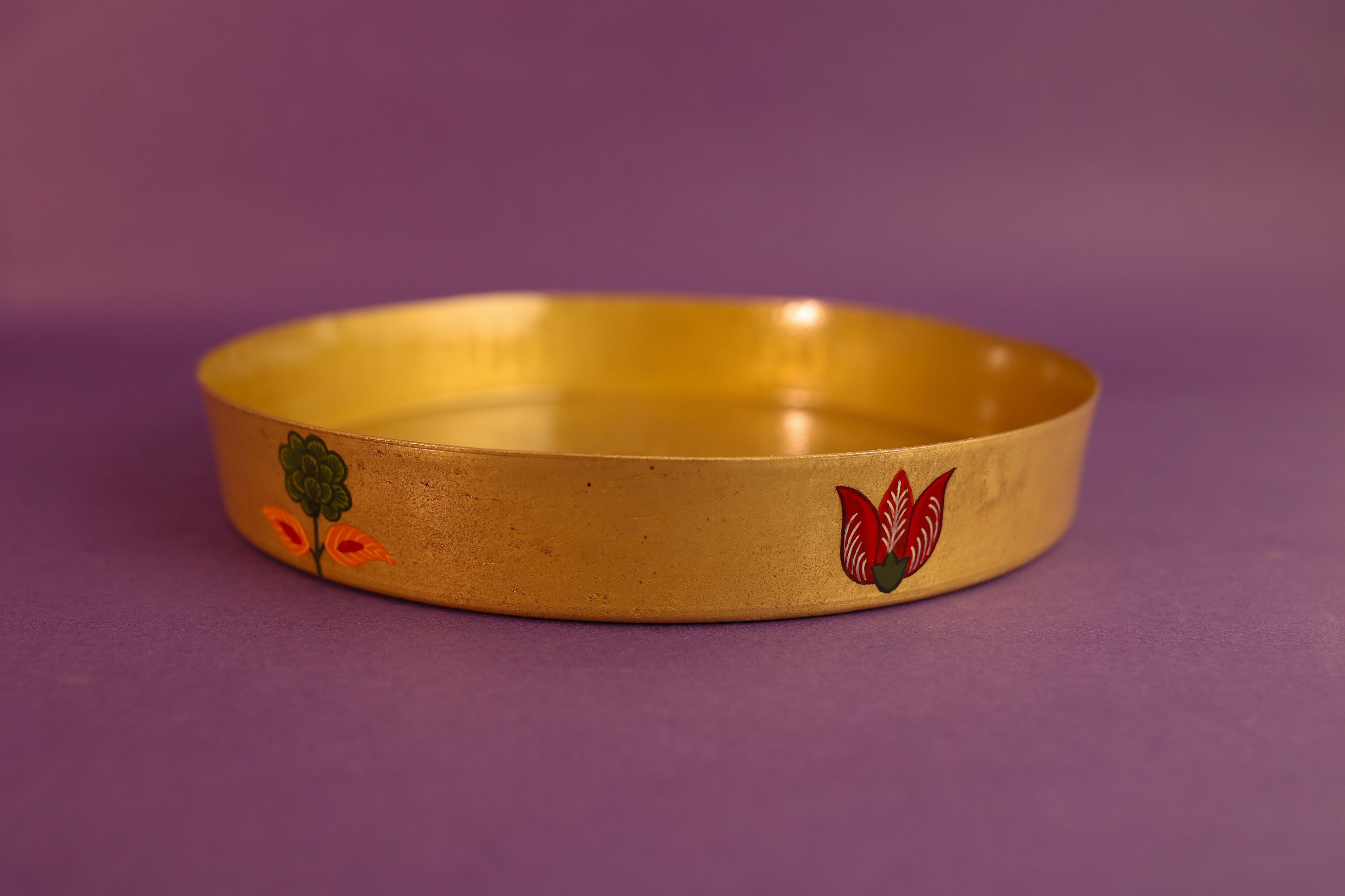 Kalamkari Pital Tray Small