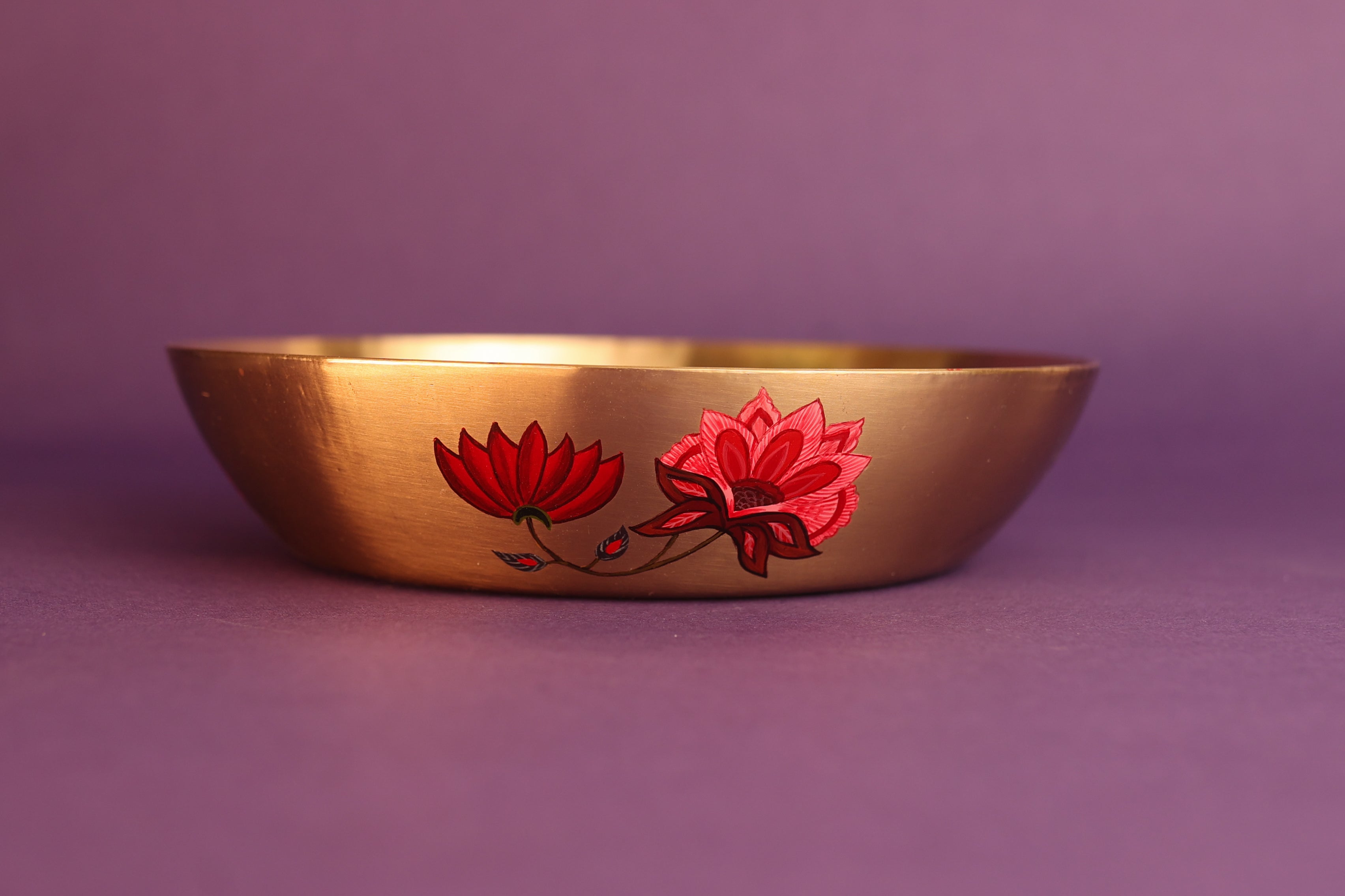 Kalamkari Kali Kansa Serving Bowl