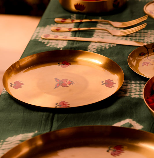 Kalamkari Kansa Side Plate