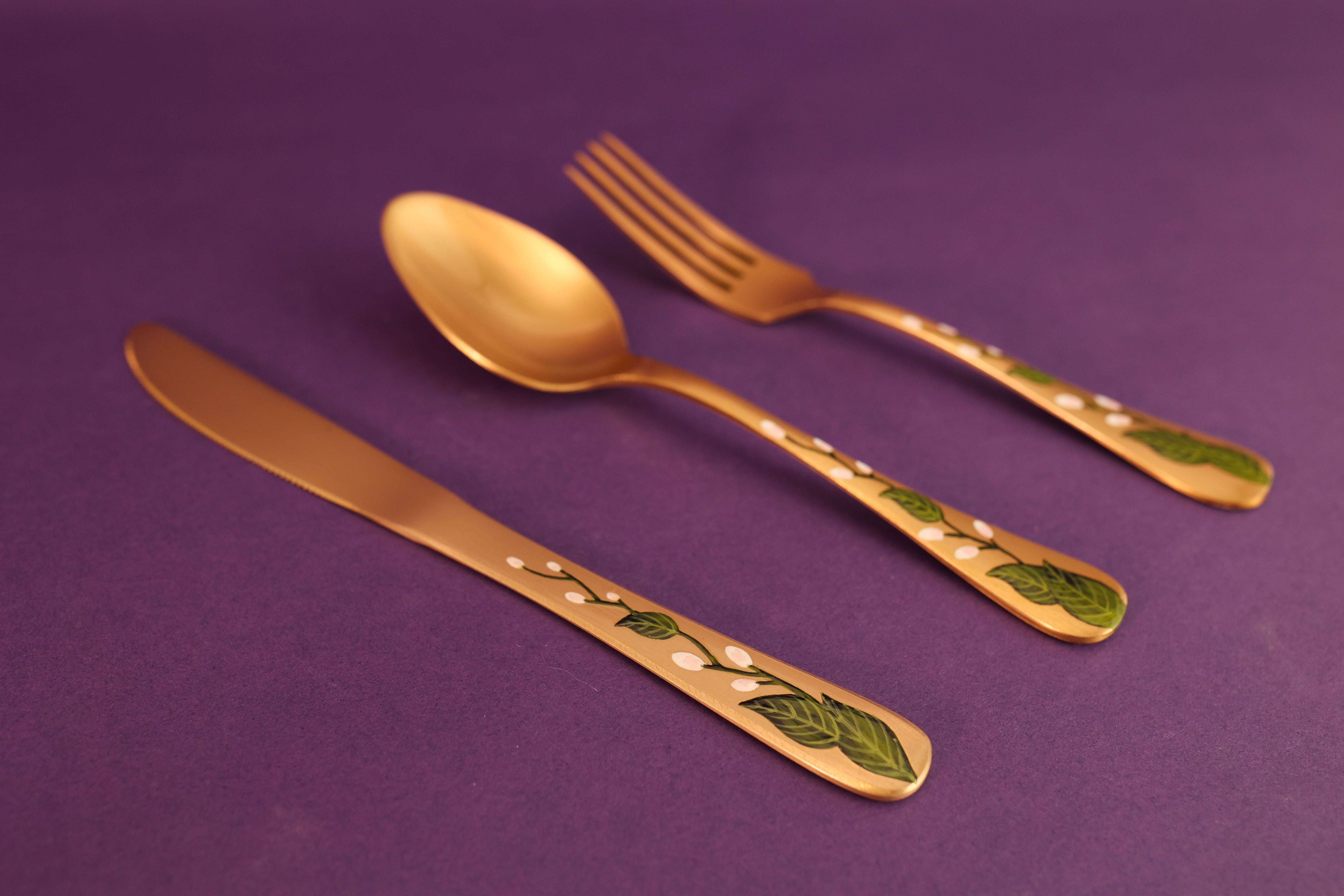Chameli Pital Cutlery Set of 2
