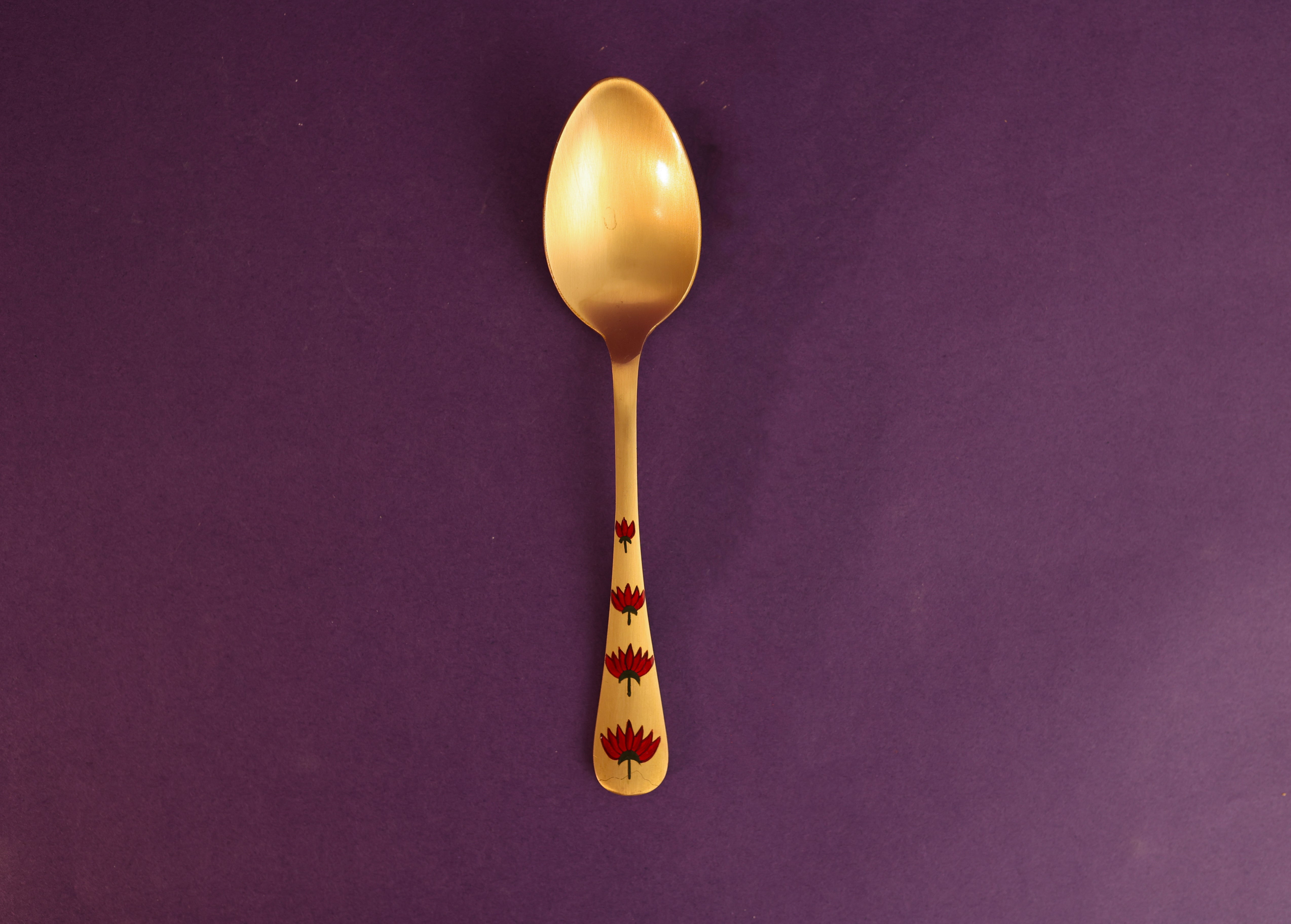 Kalamkari Pital Cutlery Set of 6