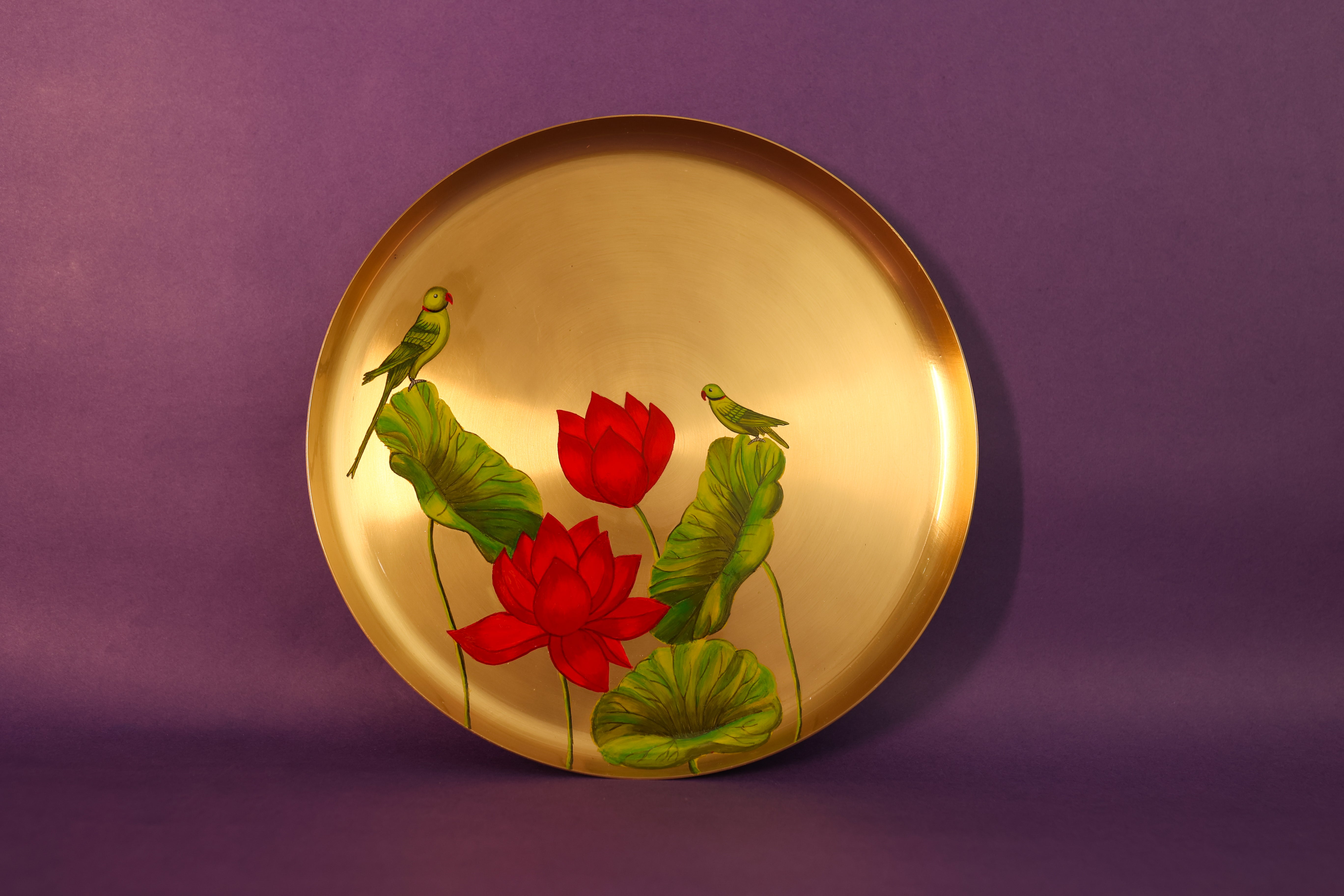 Padma Tota Kansa 11" Plate