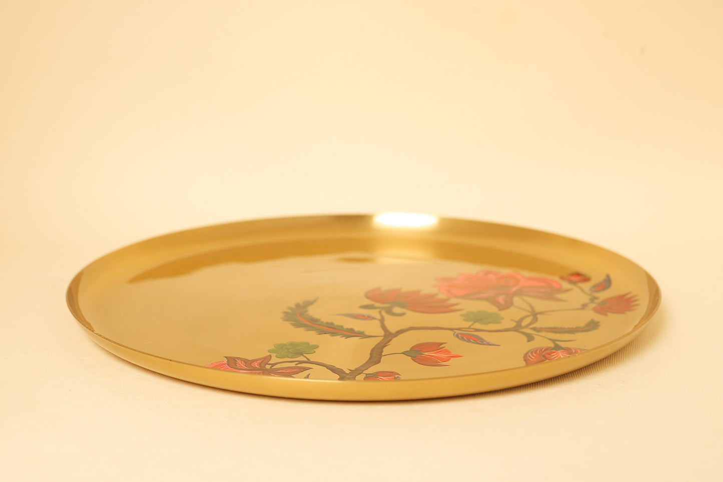 Kalamkari Bronze Dinner Plate