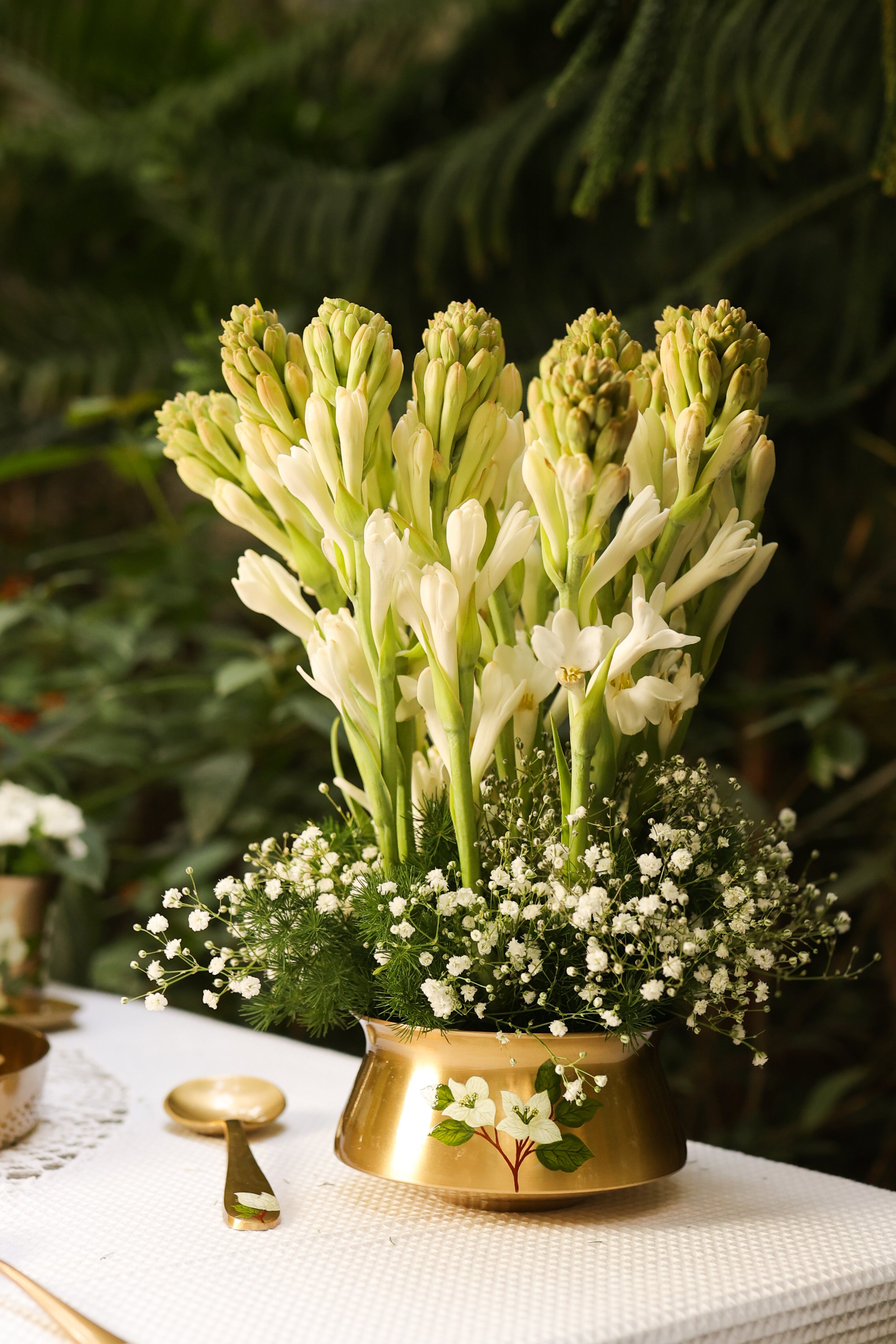 Saphed Kansa Curry Bowl Small