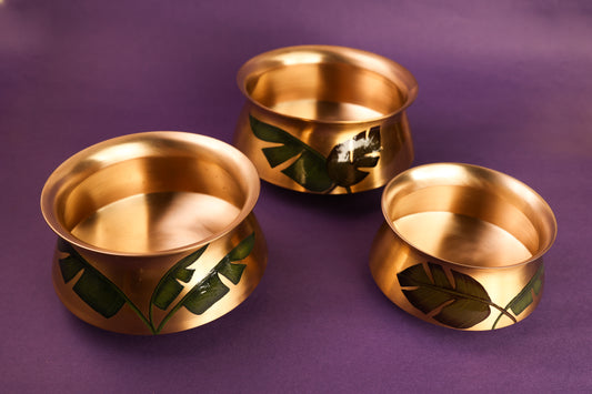 Patra Kansa Curry Bowl and Serving Spoon Set