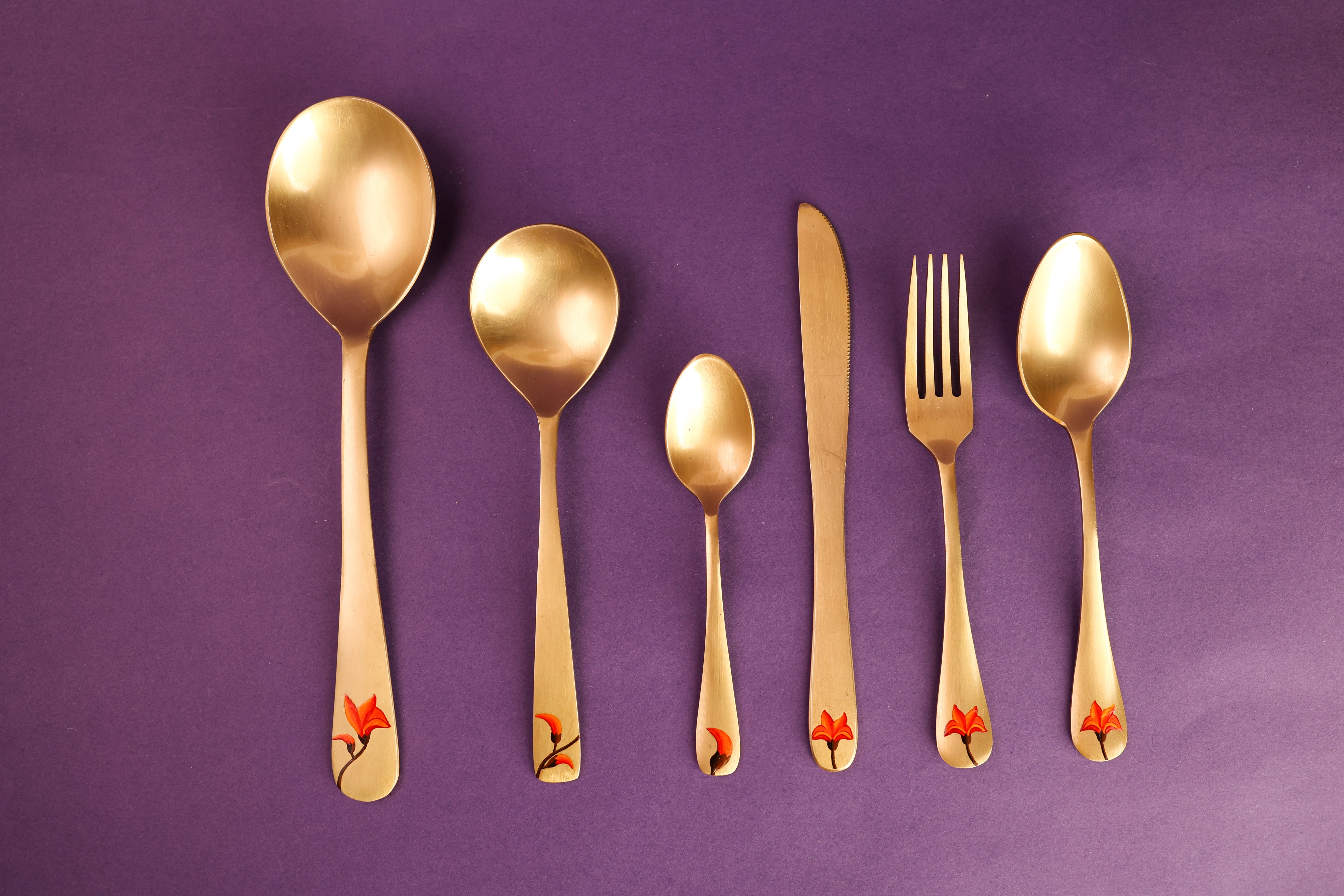 Palash Pital Cutlery Set of 6