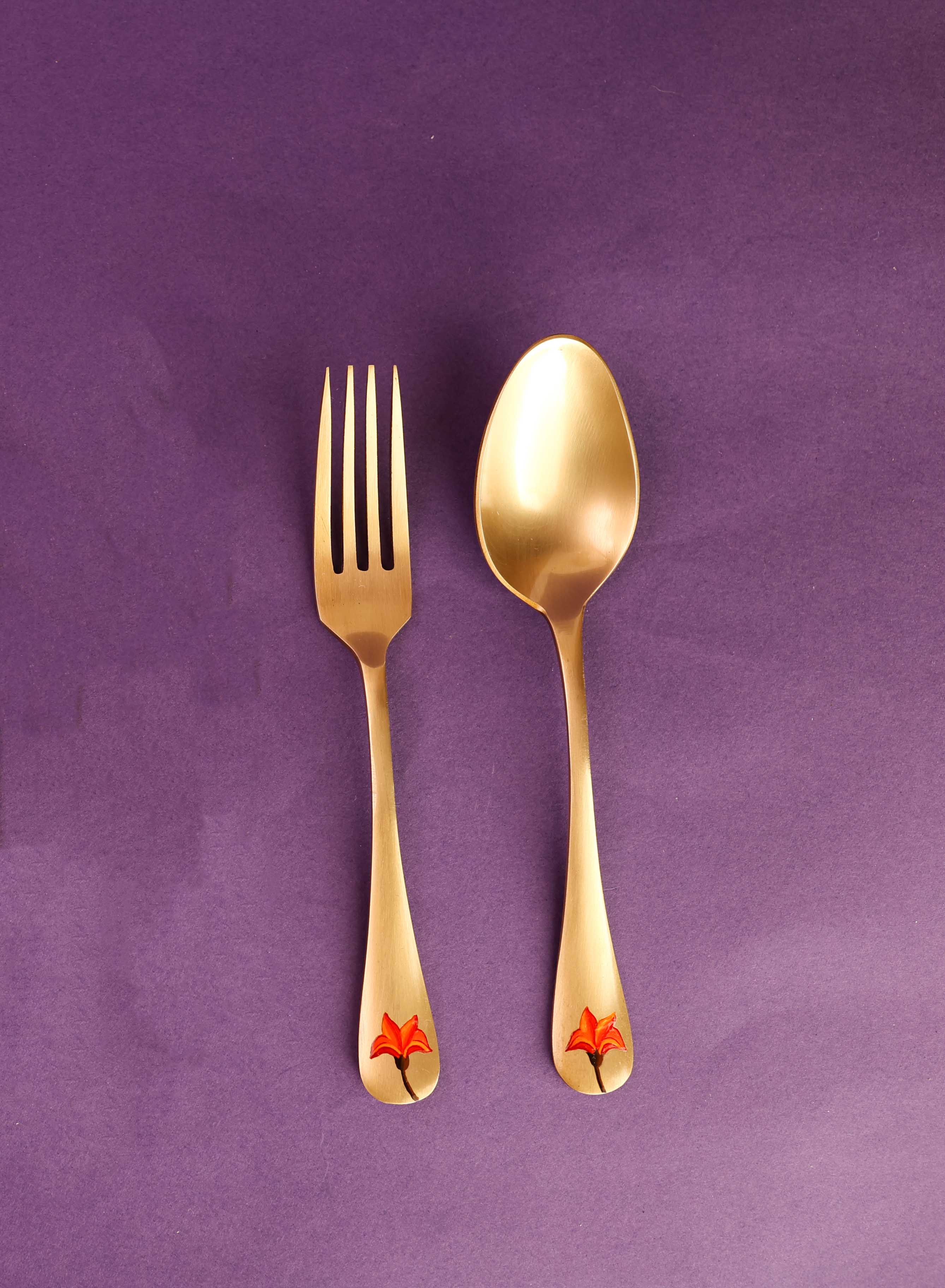 Palash Pital Cutlery Set of 2