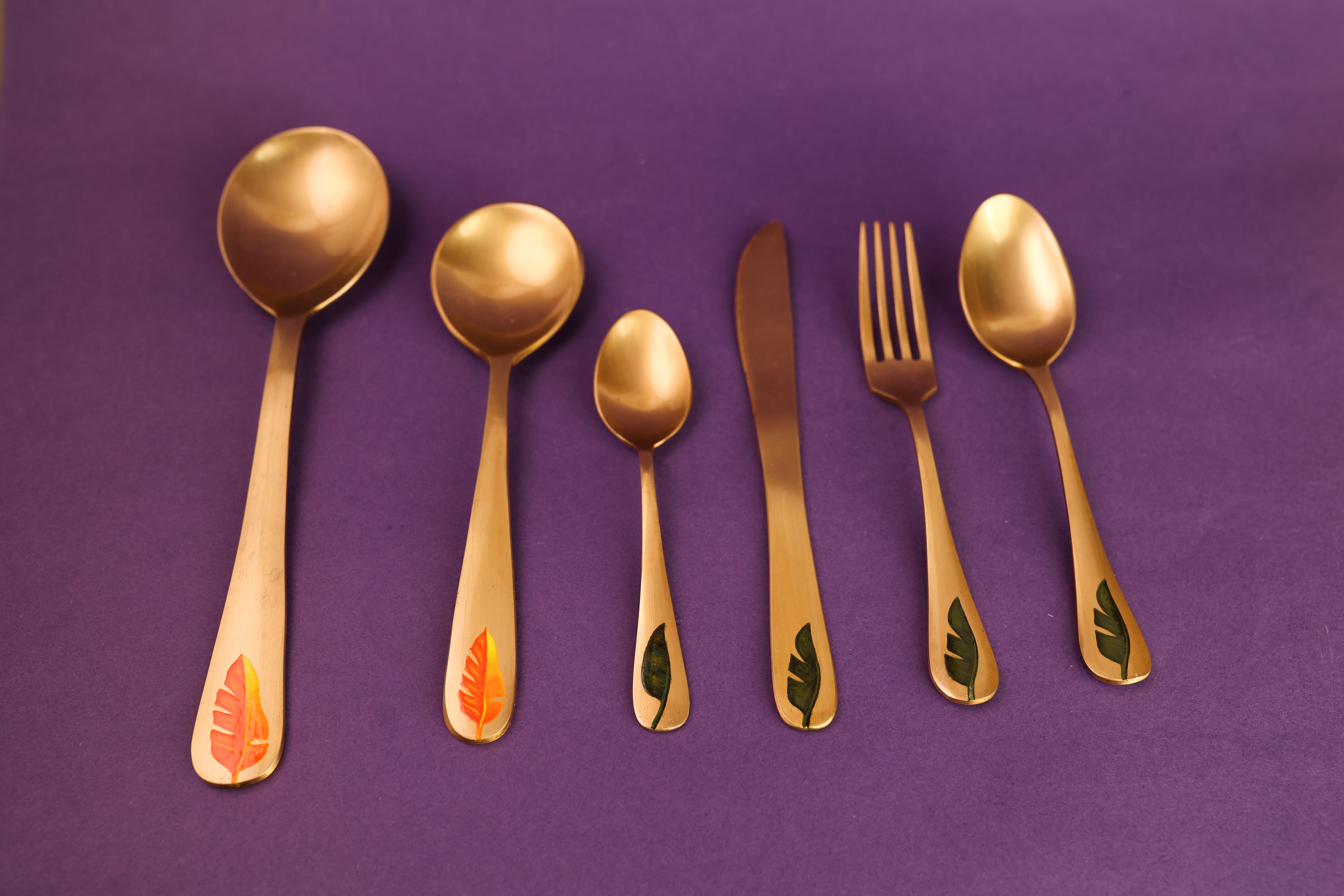 Patra Pital Cutlery Set of 2