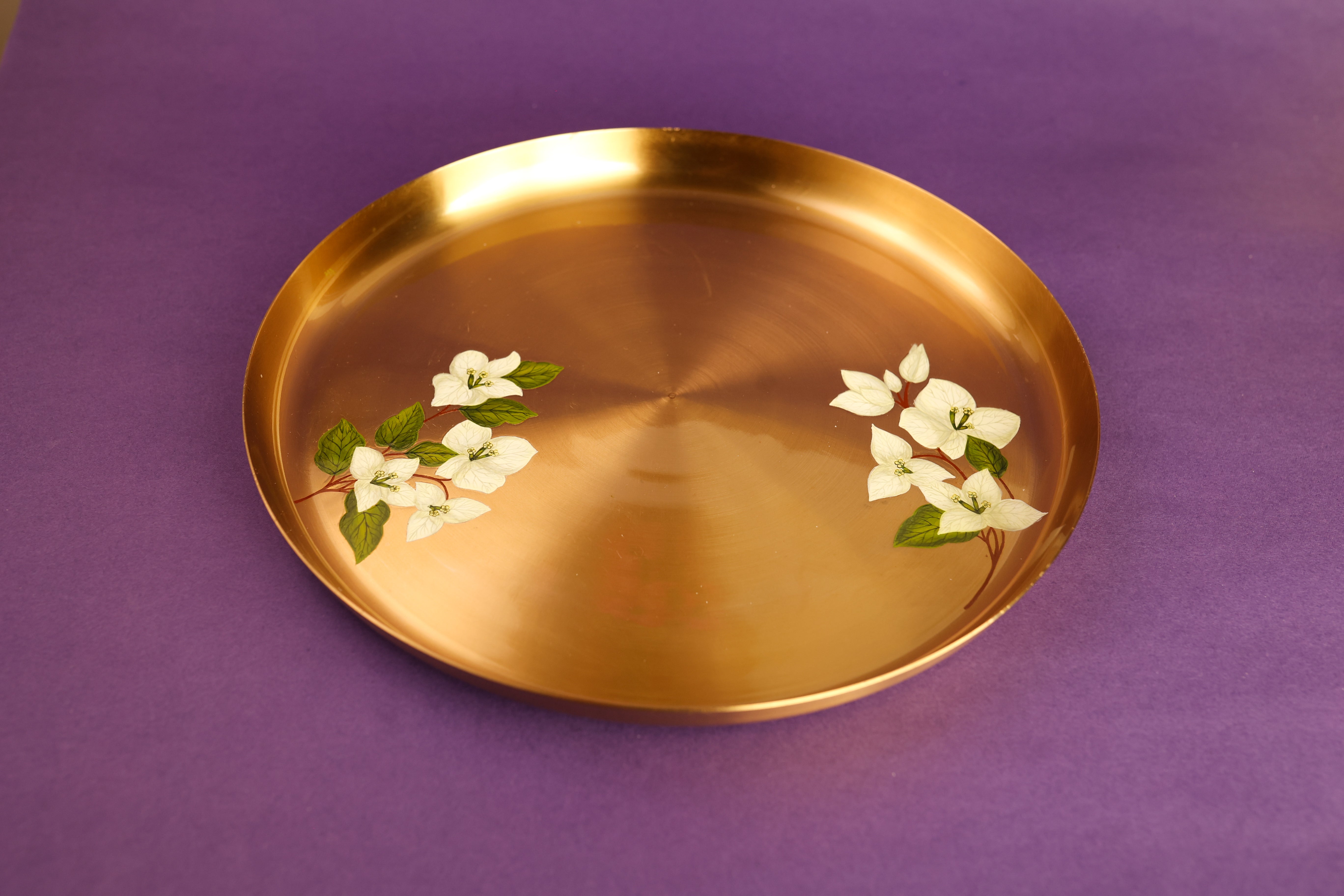 Saphed Kansa 11" Plate