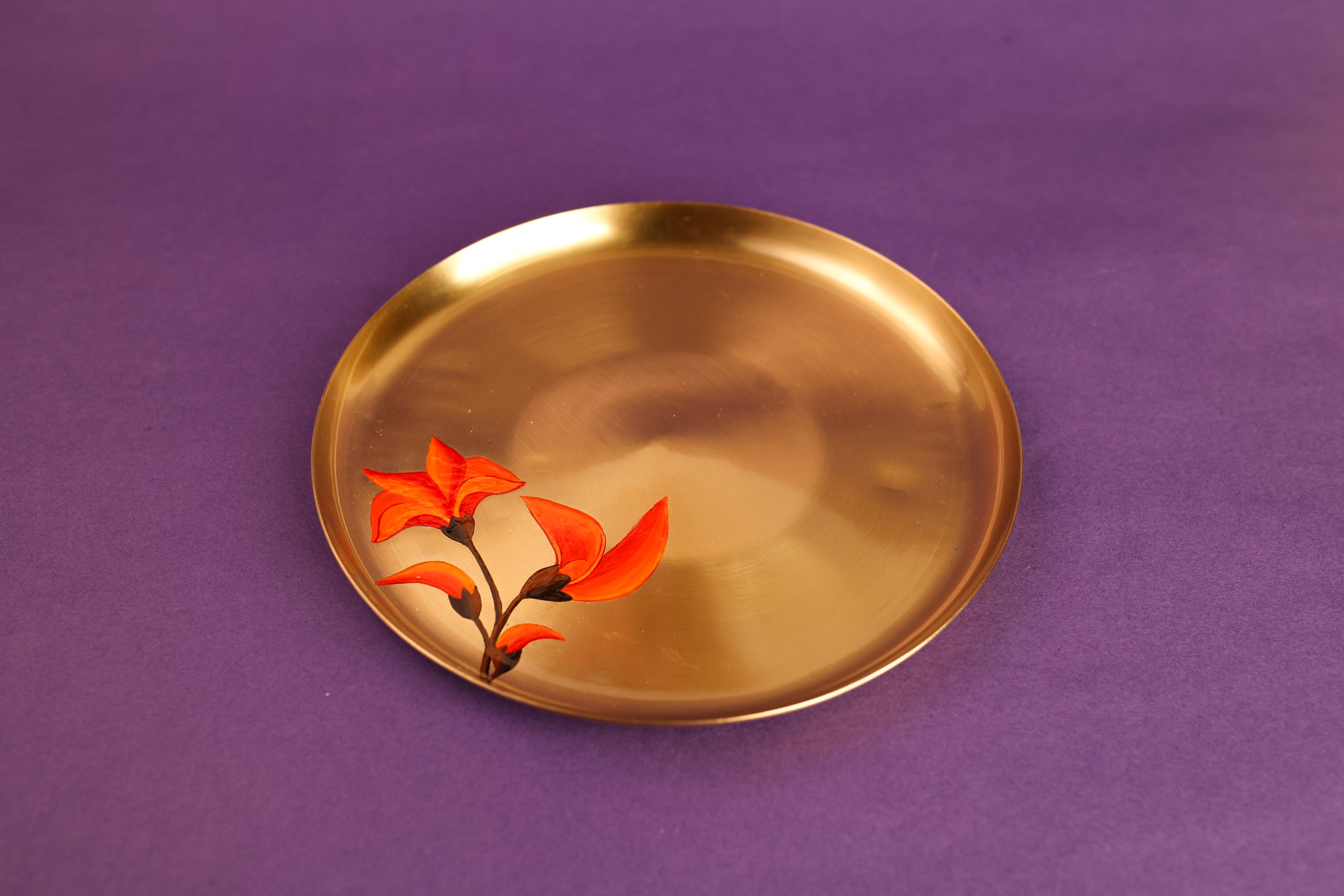 Palash Kansa Side Plate