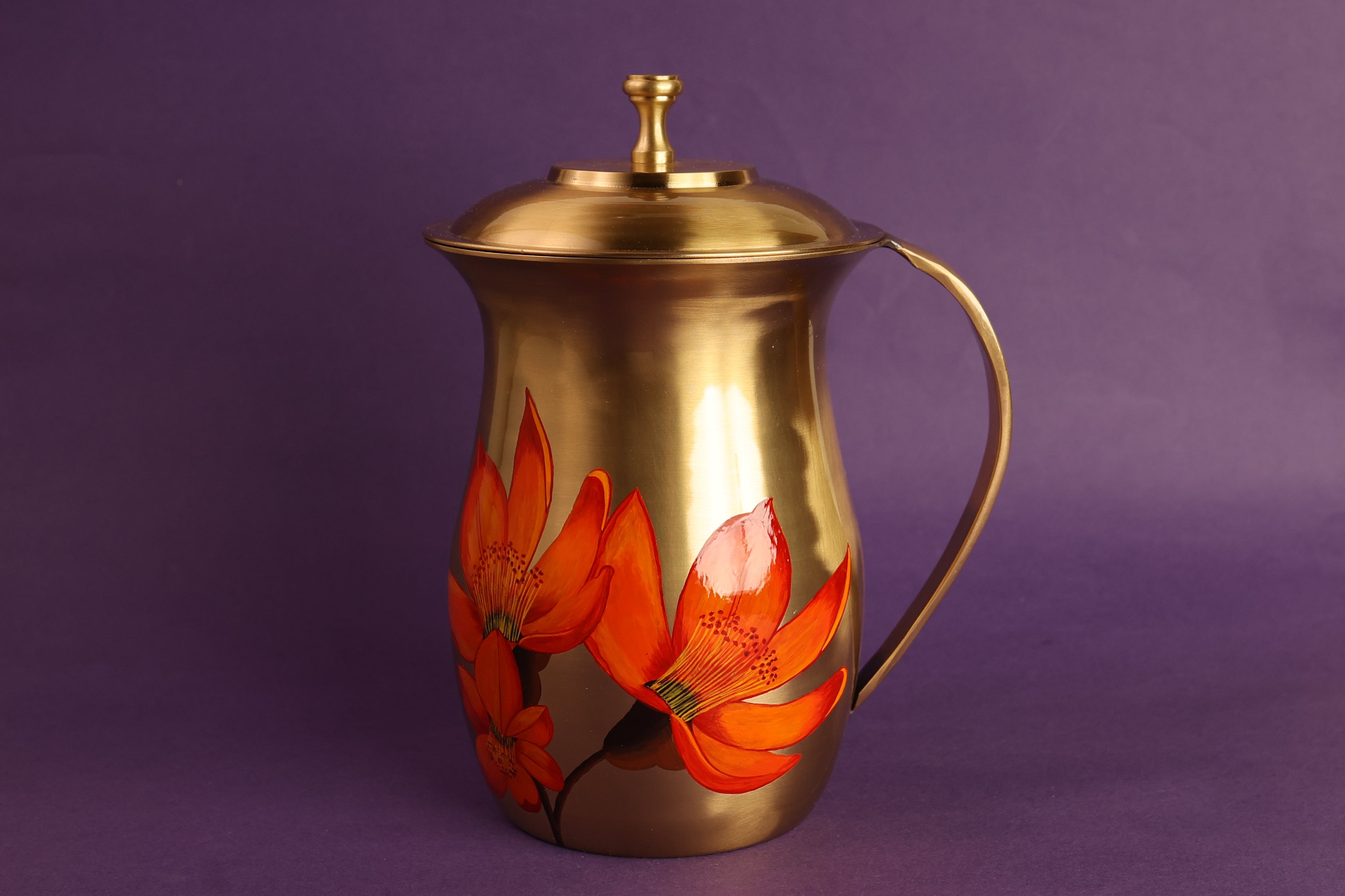 Palash Kansa Jug and Glass set