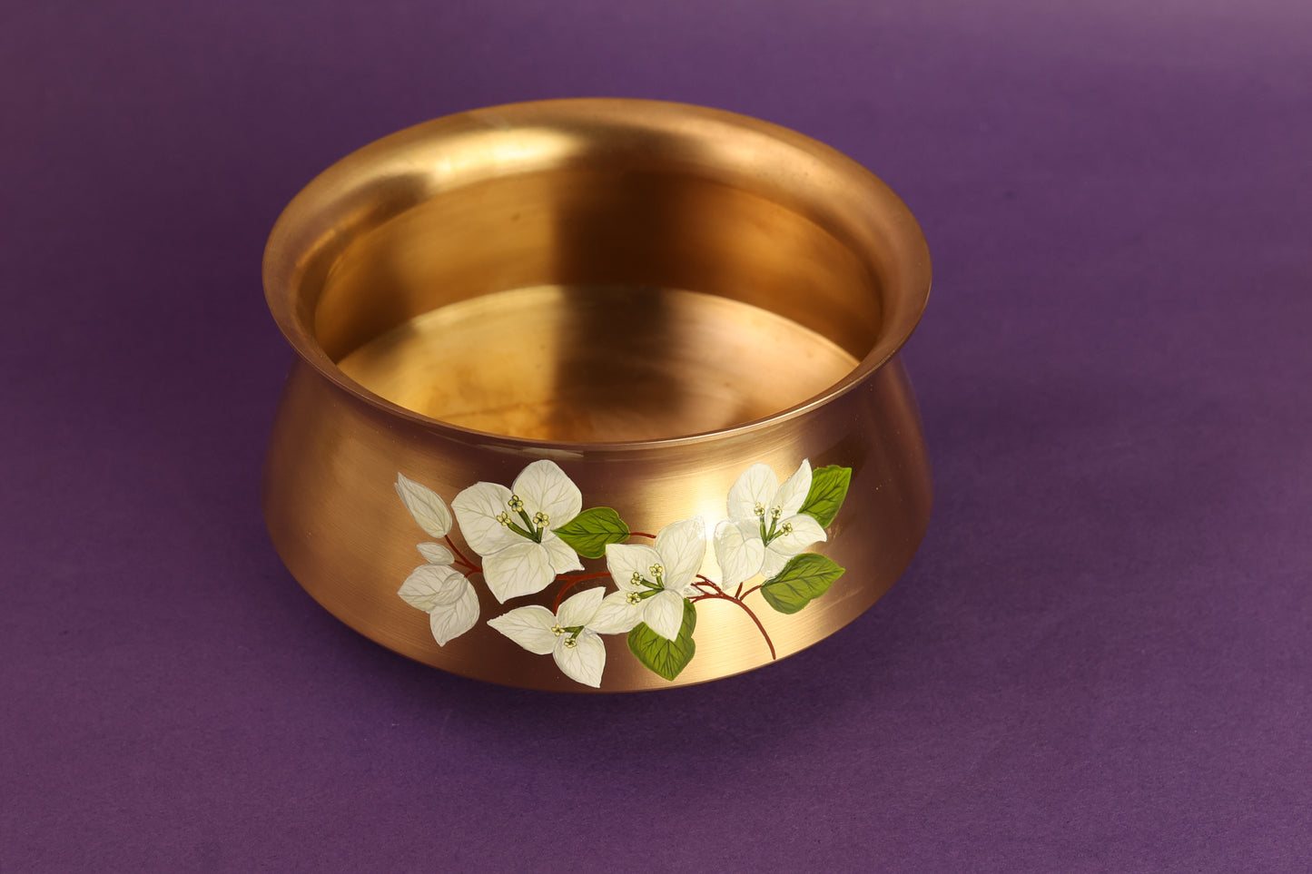 Saphed Kansa Curry Bowl and Serving Spoon Set