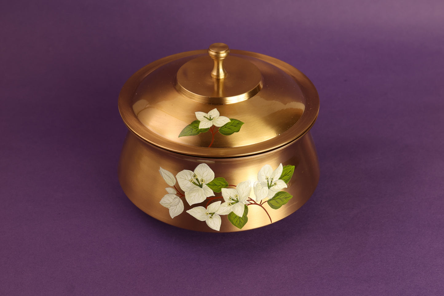 Saphed Kansa Curry Bowl and Serving Spoon Set