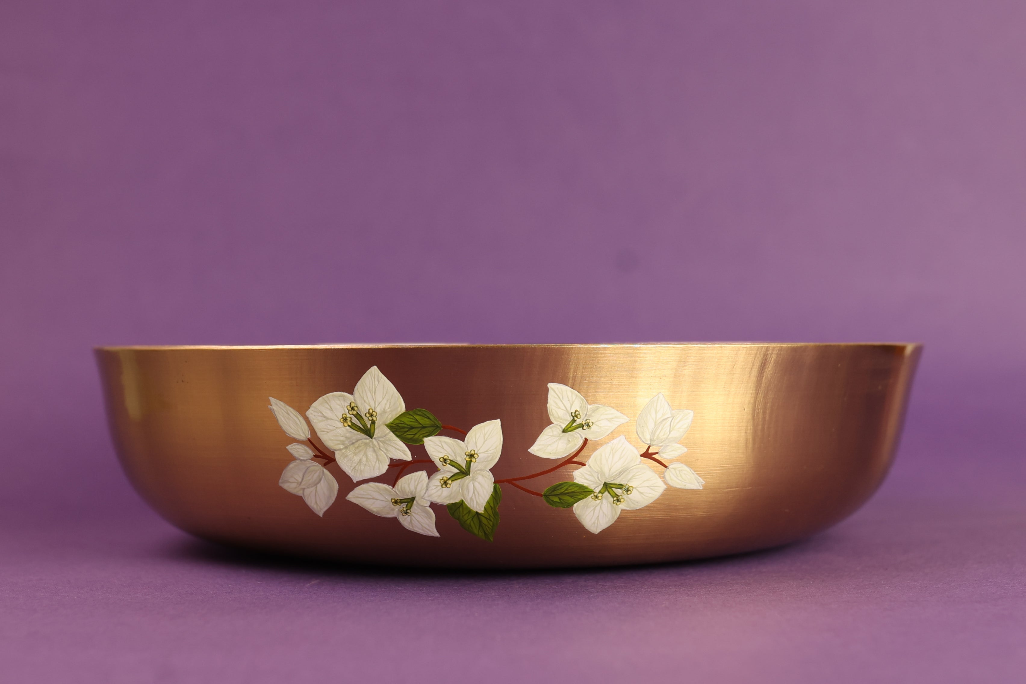 Saphed Kansa Serving Bowl Large