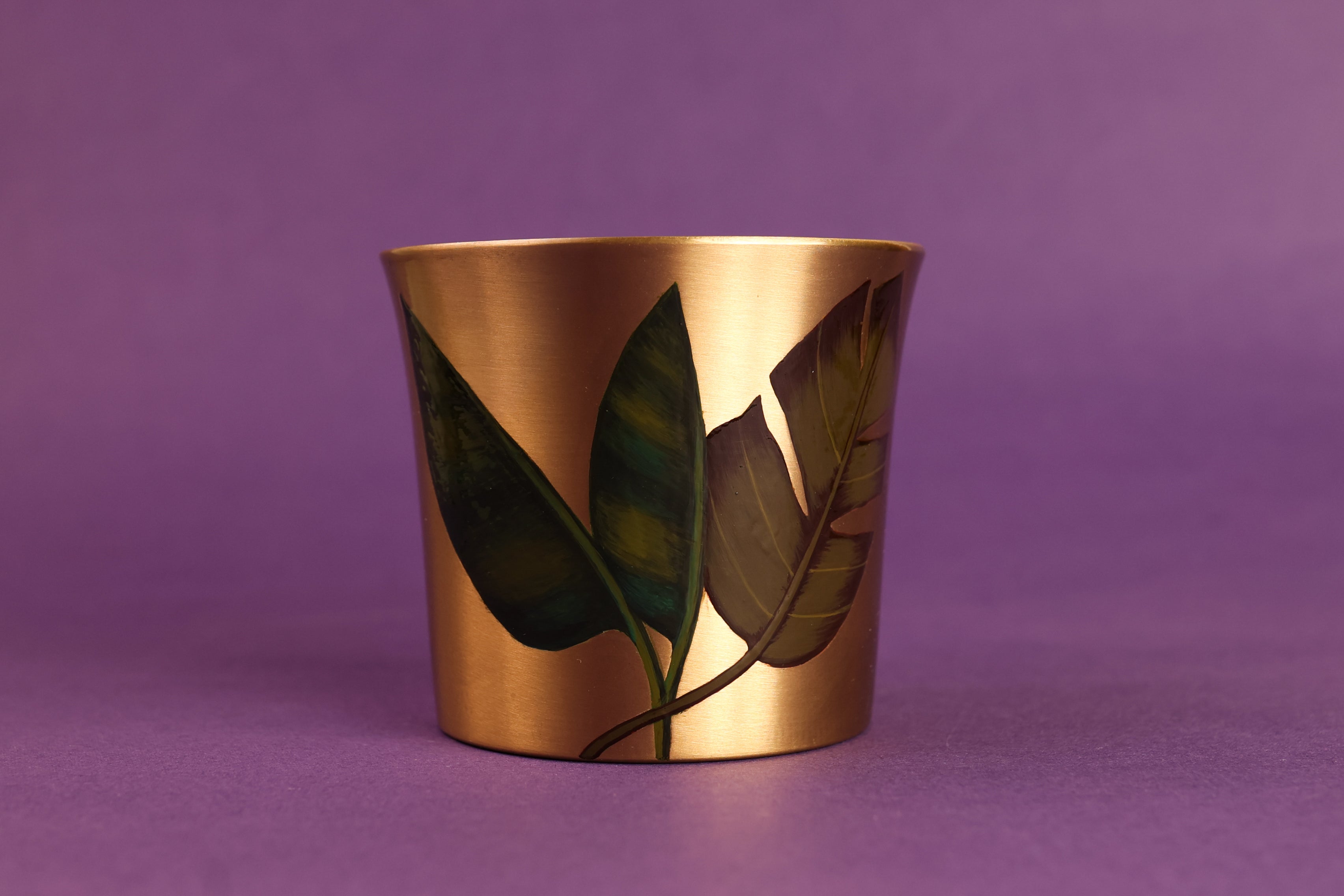 Patra Large Kansa Glass - Set Of 2