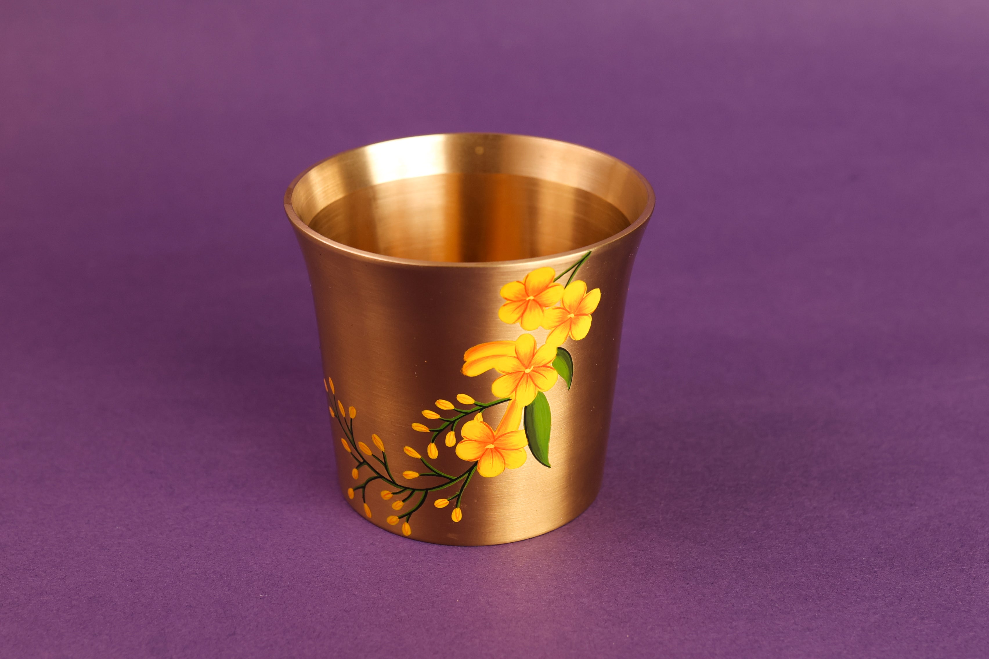 Basant Large Kansa Glass - Set Of 2