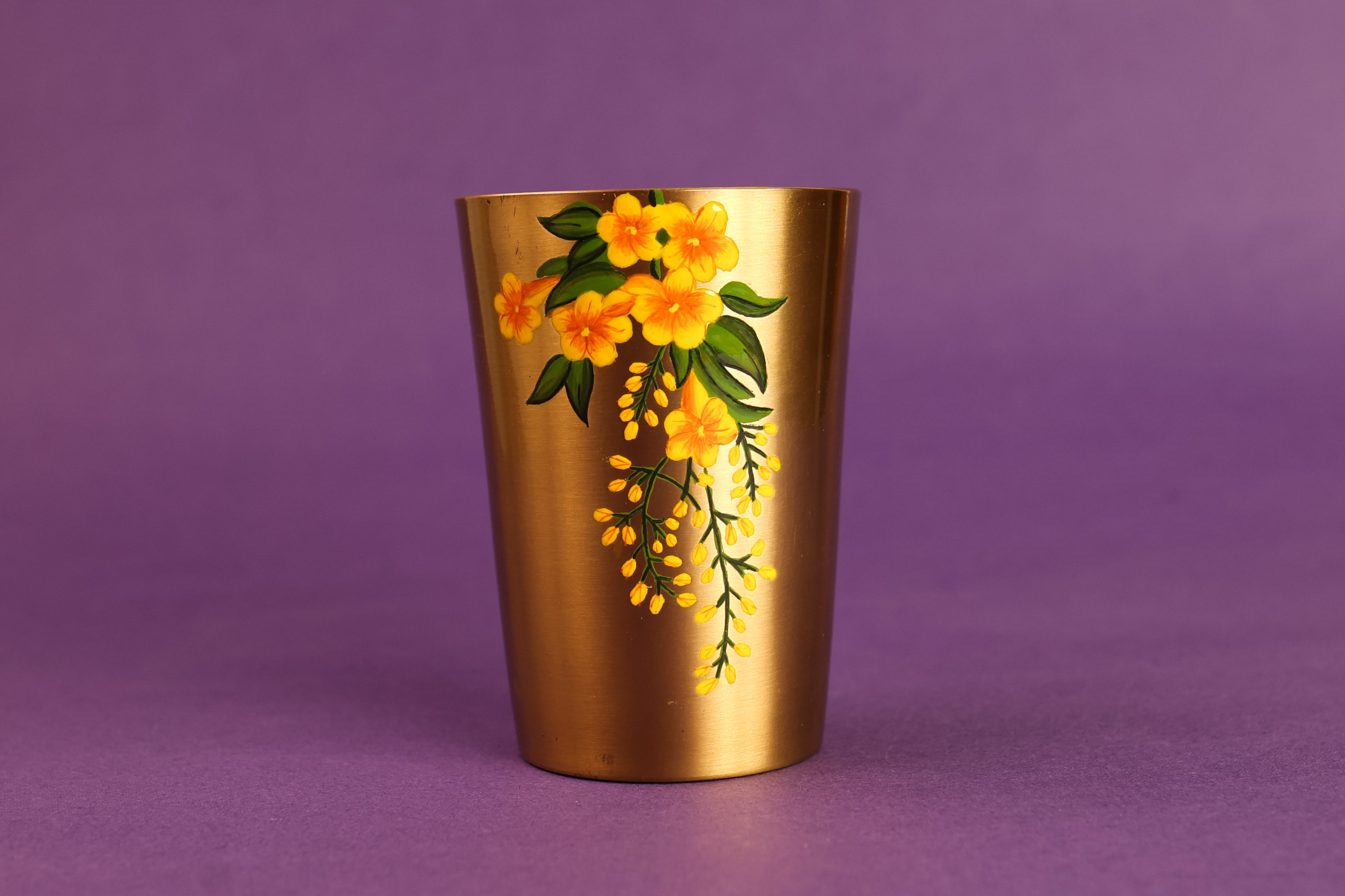 Basant  Kansa Glass - Set Of 2