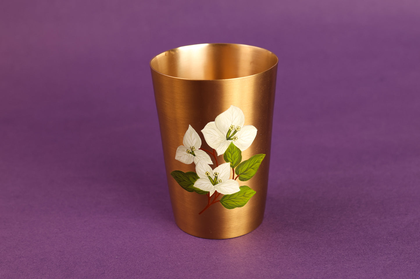 Saphed Kansa Glass - Set Of 2